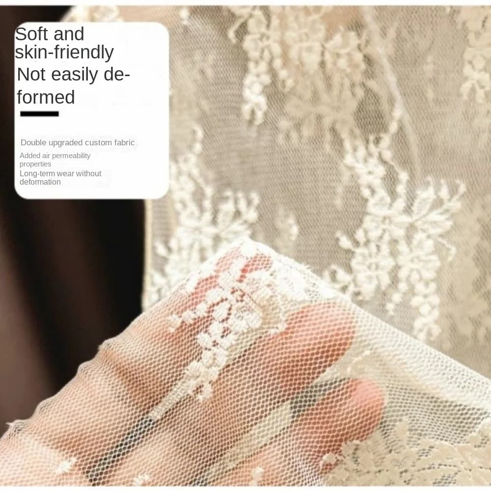 Colletto finto floreale in pizzo alla moda Colletto falso vaporoso bianco nero staccabile sottile collo mezzo alto da donna