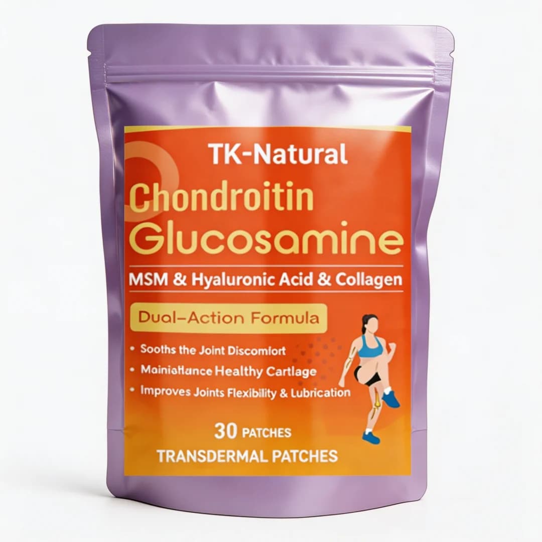 30 Patches Glucosamine Chondroitin Transdermal Patches Joint Support Plus MSM, Collagen, Supports Joint, Knees, Cartilage