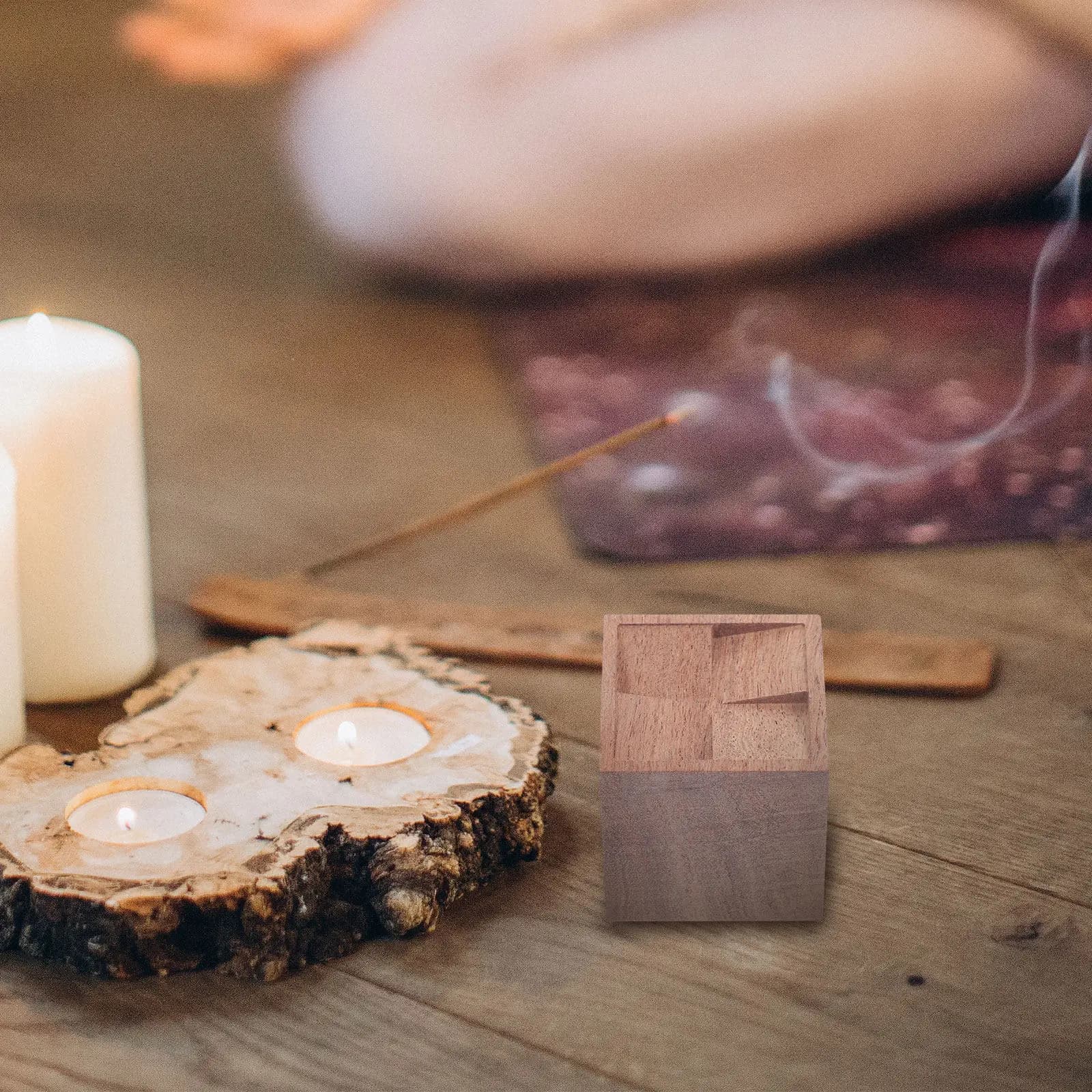 Diffusore di Aromi in Legno per Oli Essenziali, Decorazione per Auto, Casa, Scrivania, Bagno, Libreria, Regalo di Compleanno e Natale