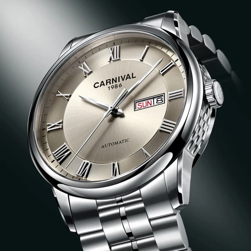 Carnival 2026 New MIYOTAO Movement Mechanical Watch Men Fashion Stainless Steel Luxury Sapphire Waterproof Automatic Watches Men