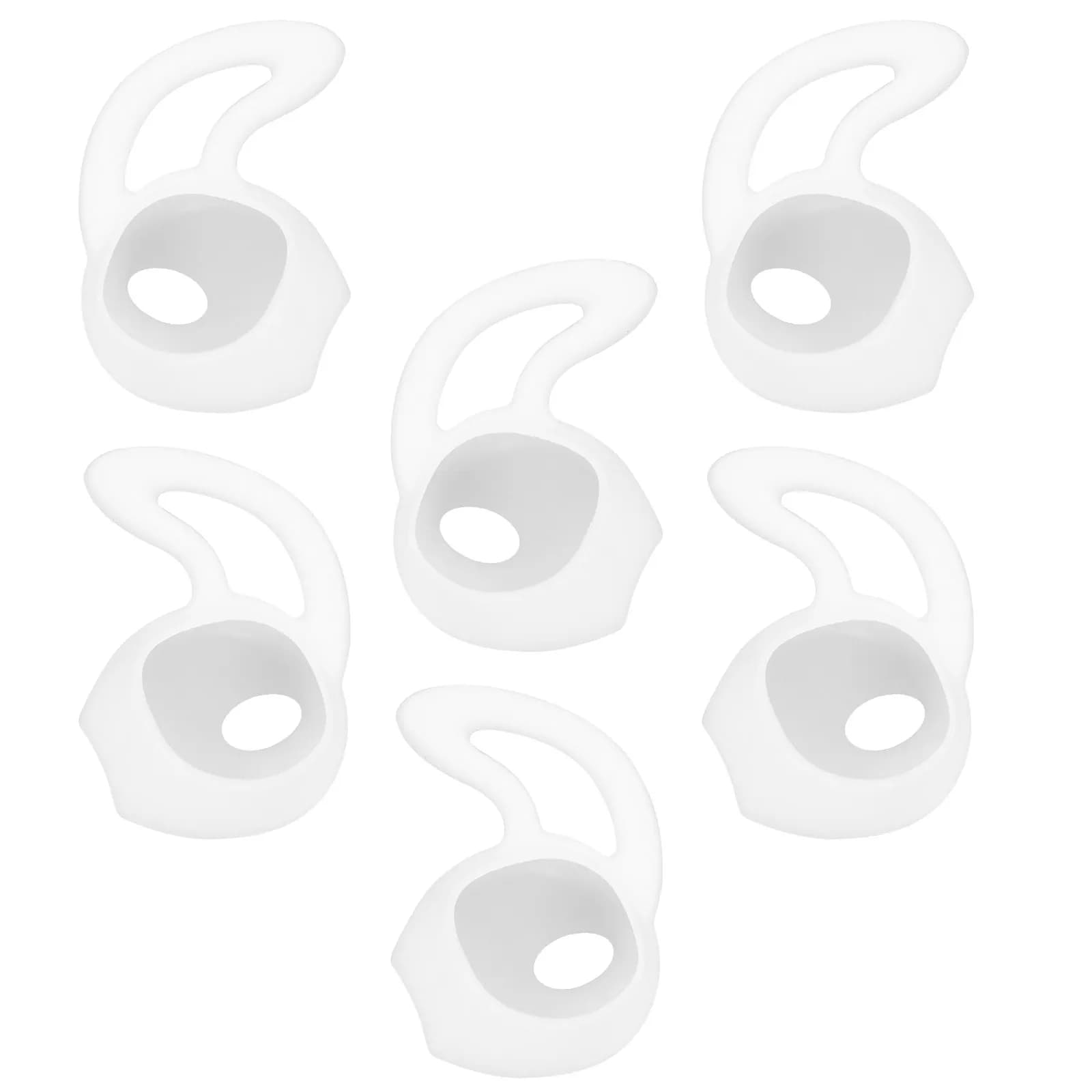 6Pcs Non Slip Ear Hooks Wireless Earphone Protector Silicone Earbud Covers Anti Loss Anti Skid Sports Headphones Accessories