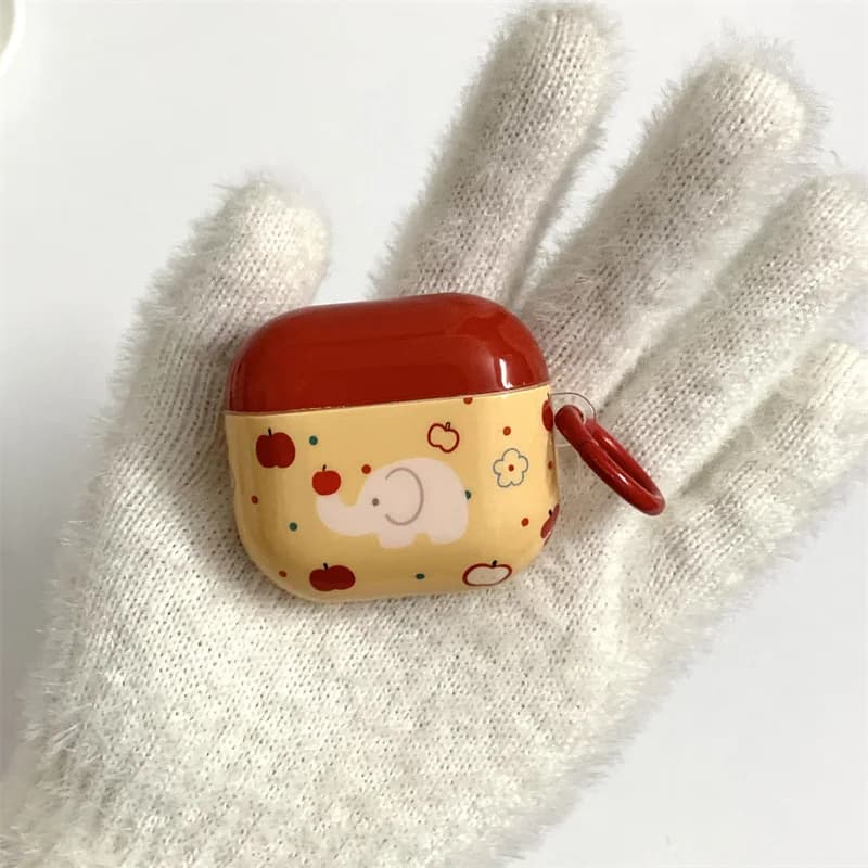 Custodia per auricolare con animali elefante adorabile per Airpods 1 2 3 4 Cover antiurto per Air Pods Pro Pro2nd Coque Fundas