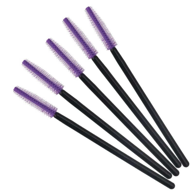 HOT 50 pcs Mascara applicator, Silicone Brushes for Eyelashes, Makeup Tools and Extension Eyelashes
