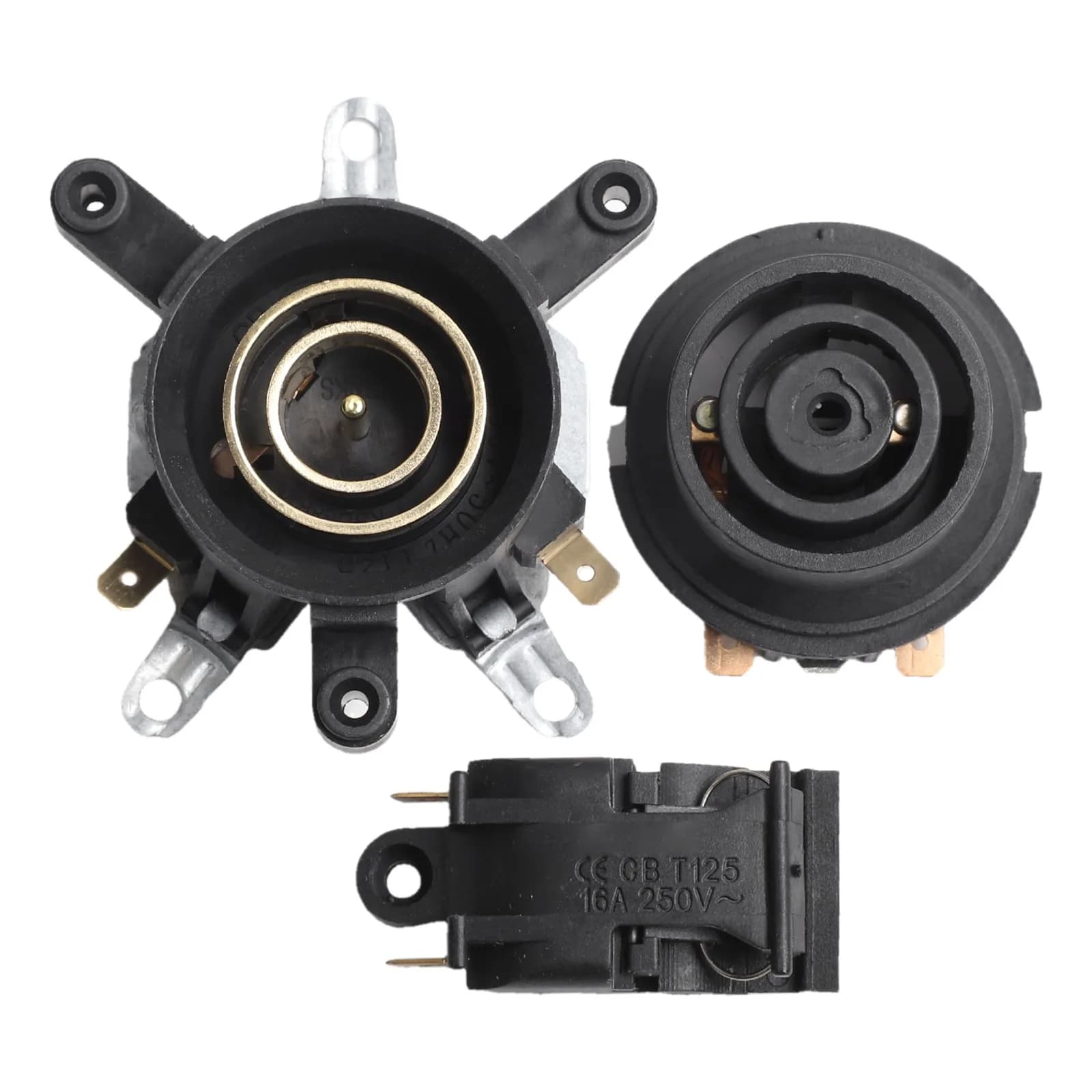 3 piece set Electric Kettle Base Thermostat Temperature Switch Connector Coupler Socket Household Acessories