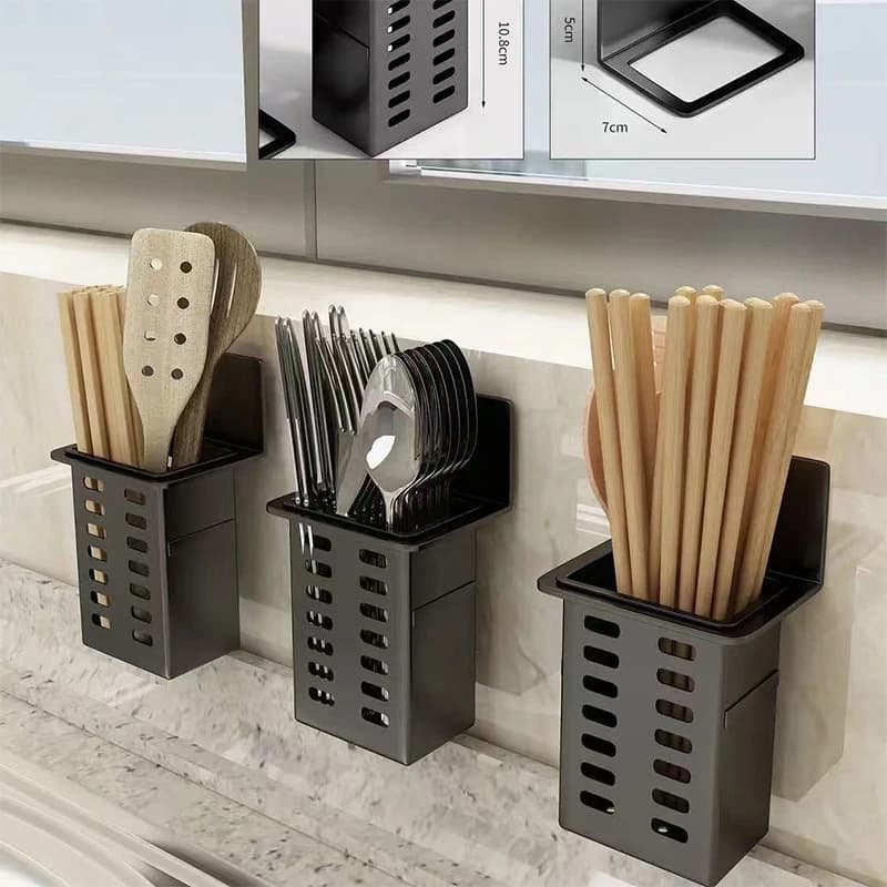 1 Functional Toothpaste Bathroom Toothbrush Stand Wall-Mounted Toothbrush Storage Rack Bathroom Storage Rack