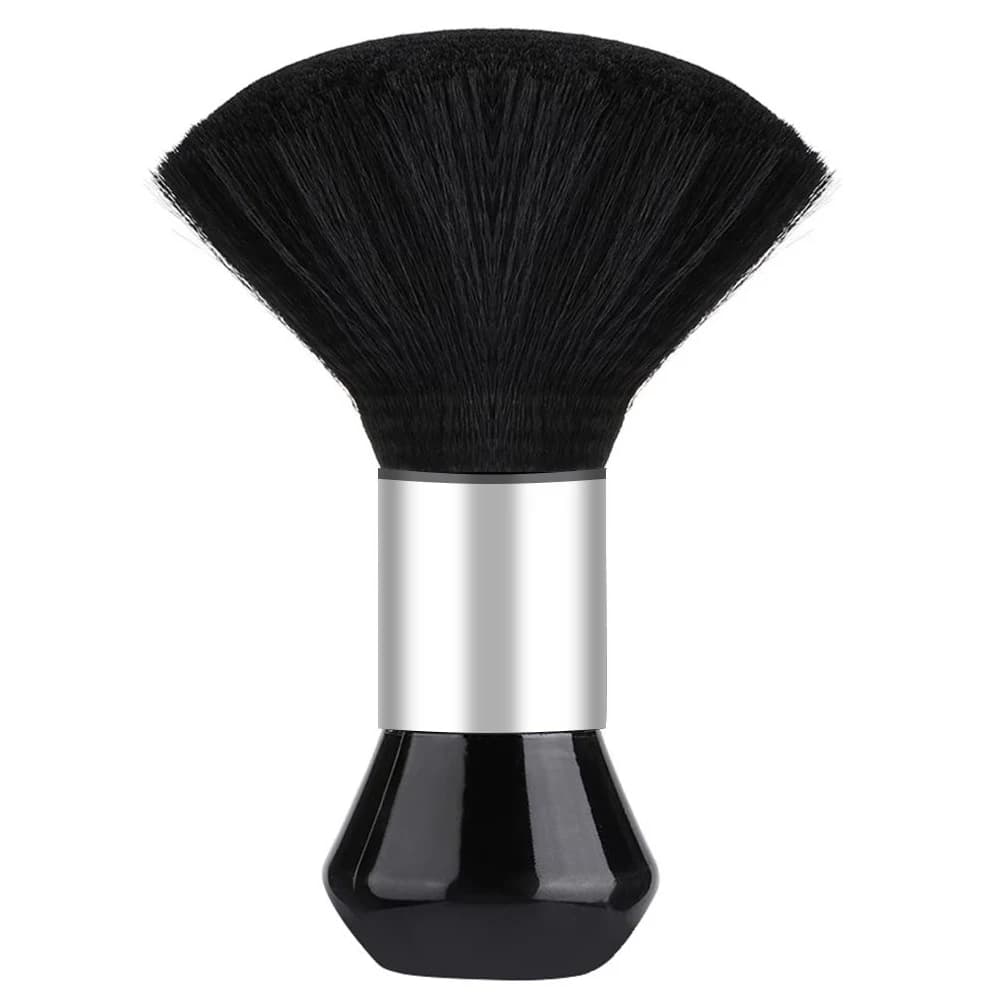 Spazzola per taglio capelli nera per parrucchiere, spazzola per pulizia dei capelli, spolverino, per barbiere, strumenti per spazzole per taglio capelli, accessori per barbiere