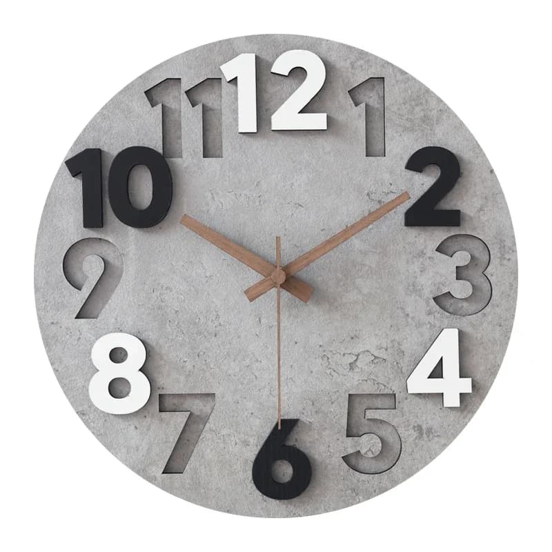 Moderno 3d In Legno Orologio da Parete Meccanismo di Orologio di Arte Silenziosa di Lusso Orologi Da Parete Complementi Arredo Casa Soggiorno Orologio Zegar Scienny Regalo FZ322