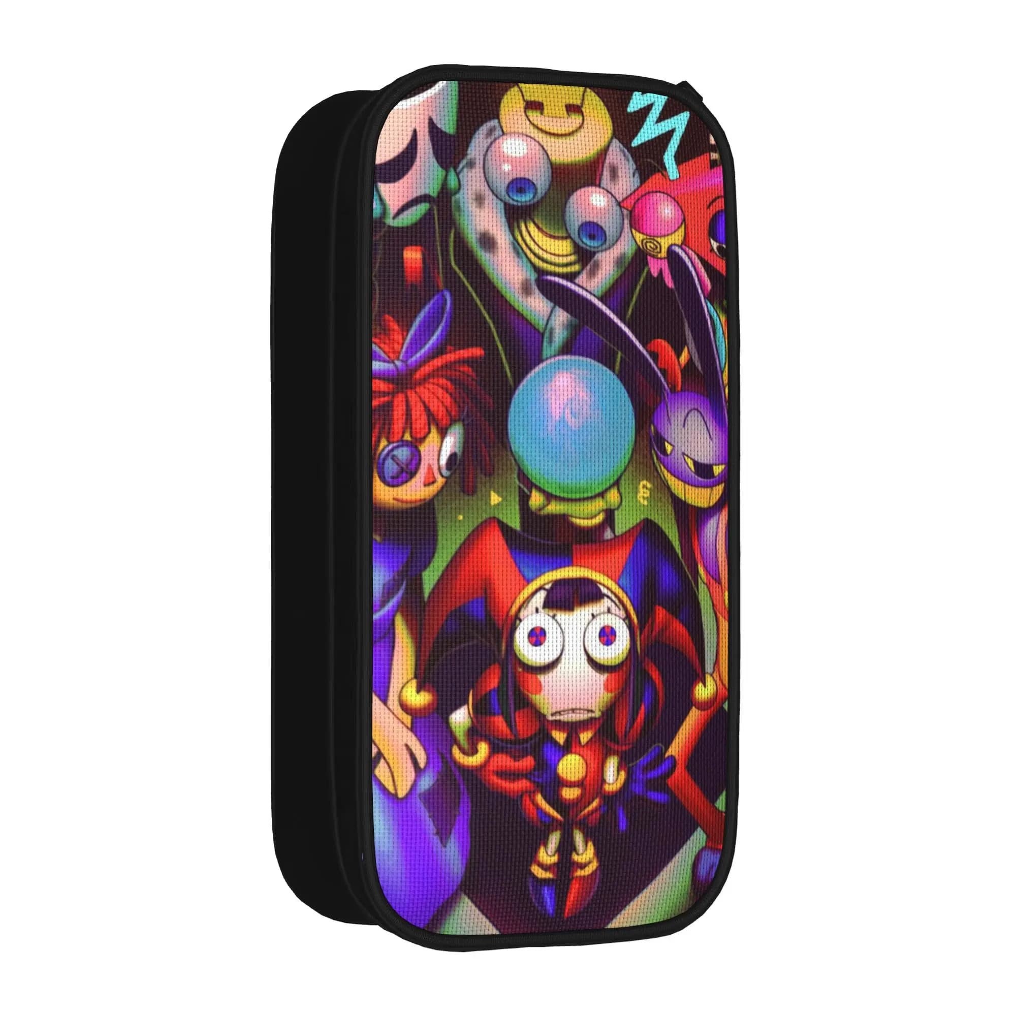 Cartoon Digitals Circus Pencil Case Cute Pen Holder Bag for Student Large Storage School Supplies Cosmetic Pencilcases
