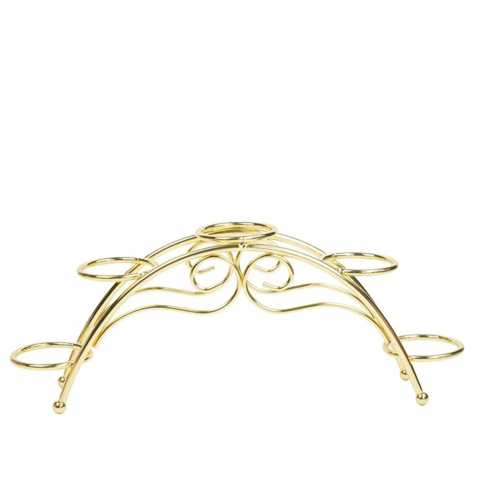 Modern Crystal Ball Stand Electroplated Metal Ornament Holder for Desktop Crystal Spheres Display