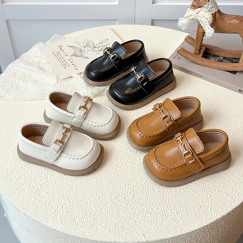 Scarpe basse da ragazza Primavera Autunno Mocassini pigri poco profondi Scarpe per bambini Ragazza Comoda sneaker in morbida pelle Scarpe da scuola casual Bambino