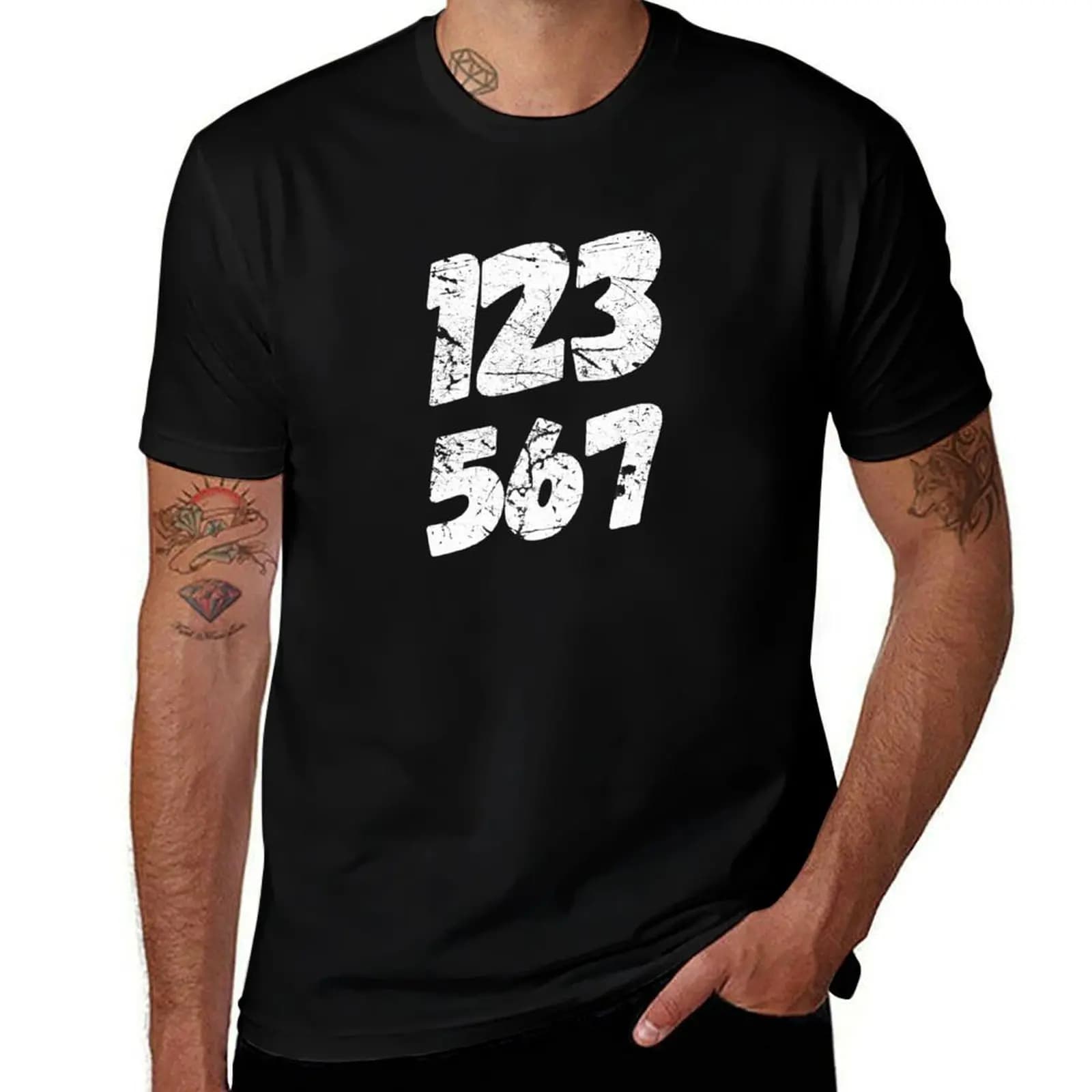 Salsa 123 567 - T-shirt regalo Salsa Dance T-shirt maglietta in cotone 100% maglietta da uomo