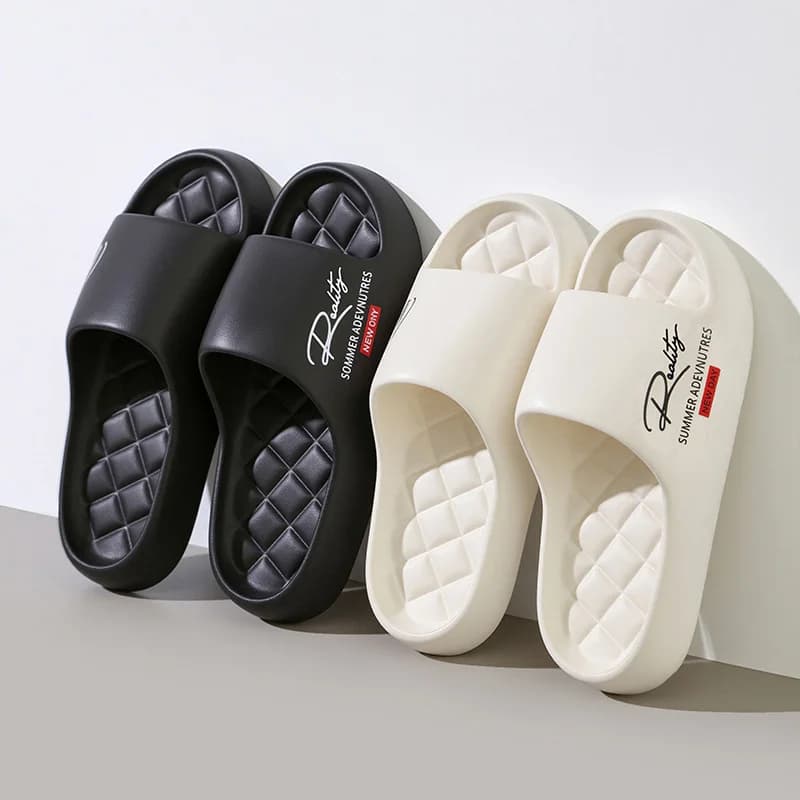 Pantofole da bagno alla moda per interni ed esterni in EVA estive antiscivolo resistenti agli odori Calzature comfort per la casa