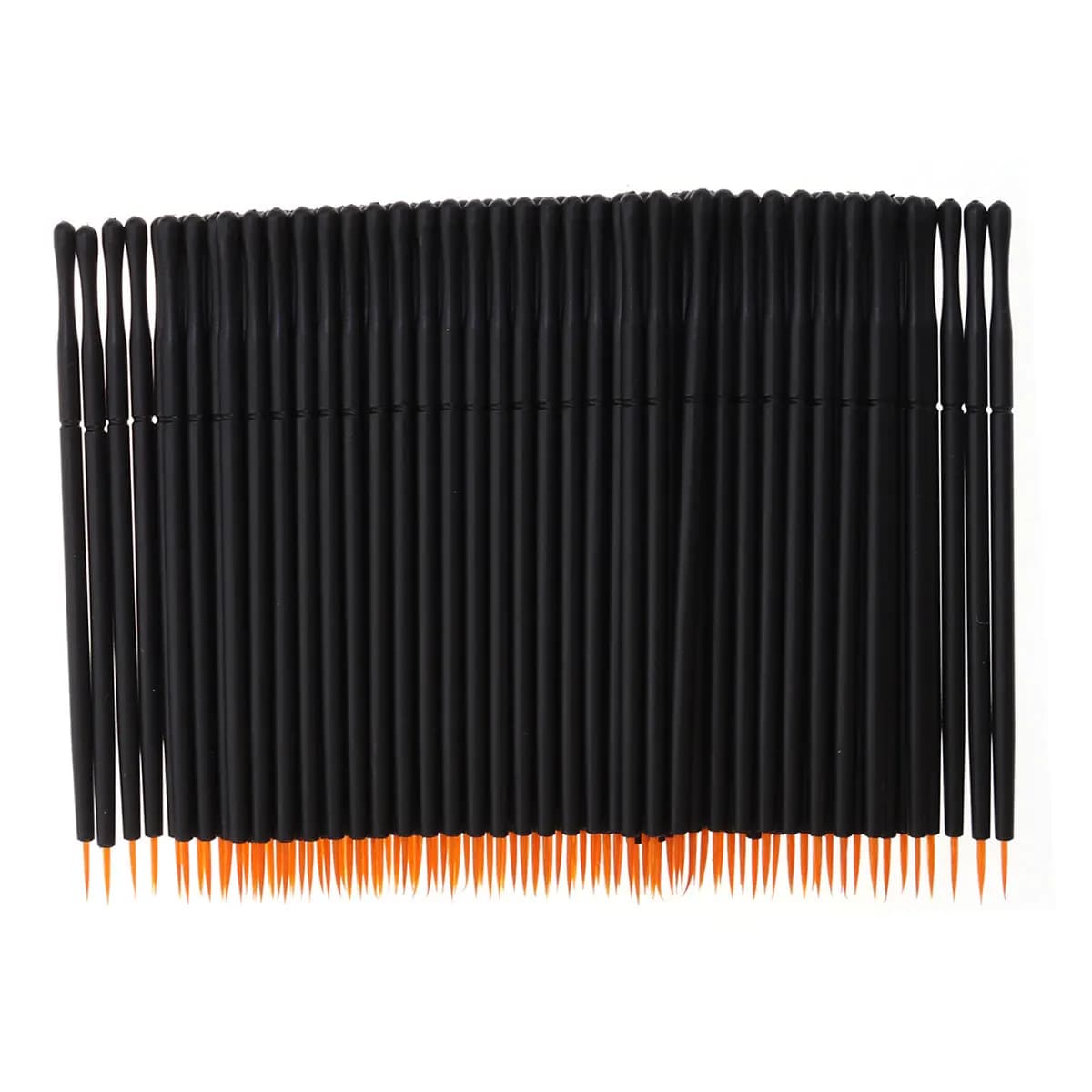 100Pcs Eyeliner Brushes Disposable Thin Tip Lightweight Makeup Tools for Eye Line Drawing Lash Growing Lip Liner Professional