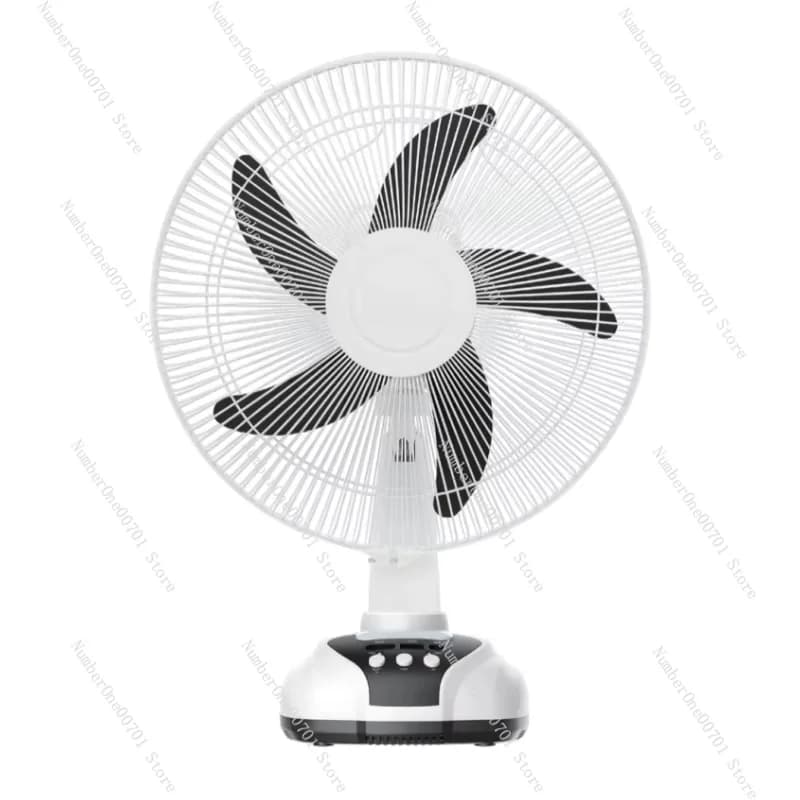 Ventilatore da tavolo solare portatile da 16 pollici con funzione di power bank, adatto per auto e camper