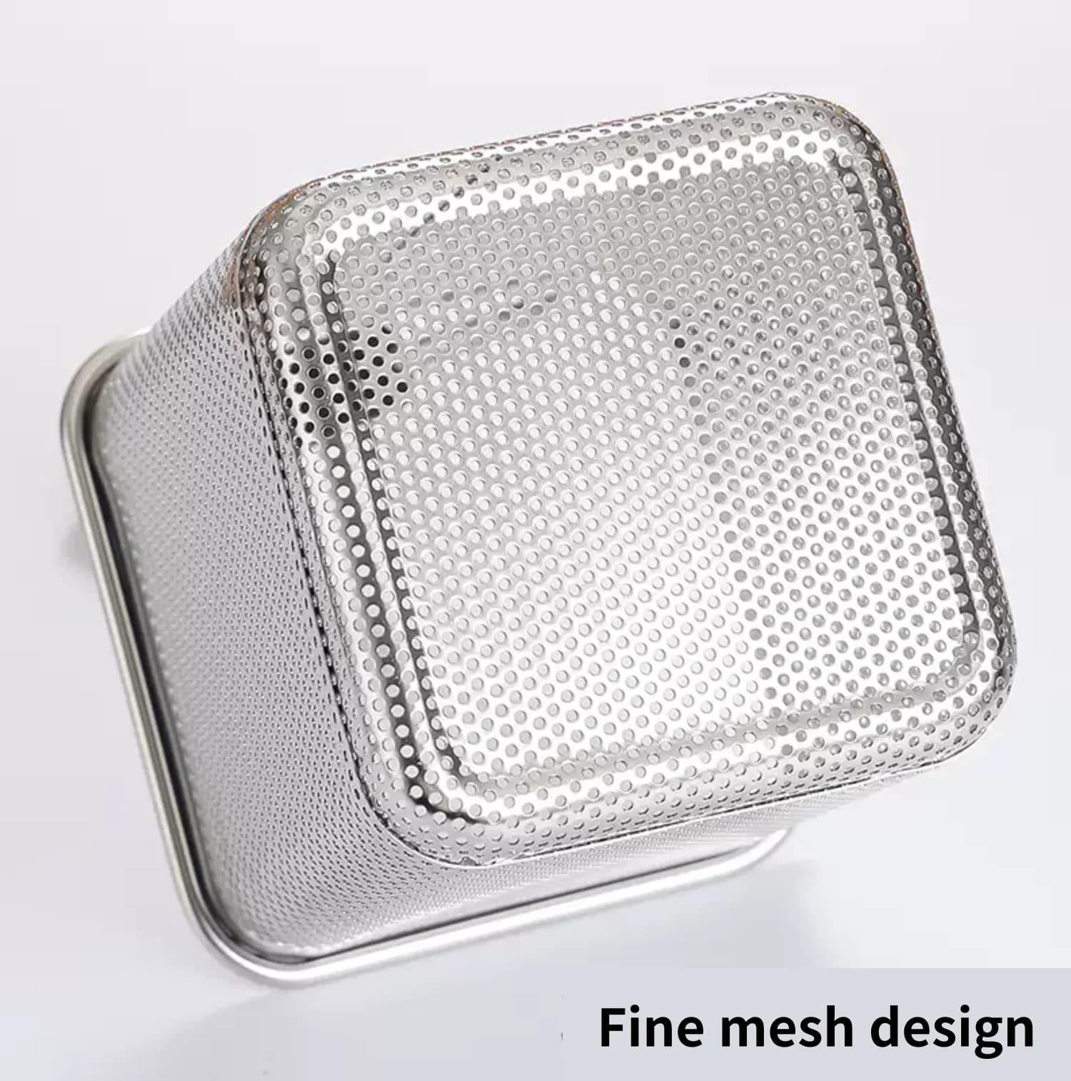 Cestello per scolatura in acciaio inossidabile 304, filtro per pasta, cestello per noodles, macchina per noodles, filtro a rete per polveri, filtro per riso, sicurezza nel forno