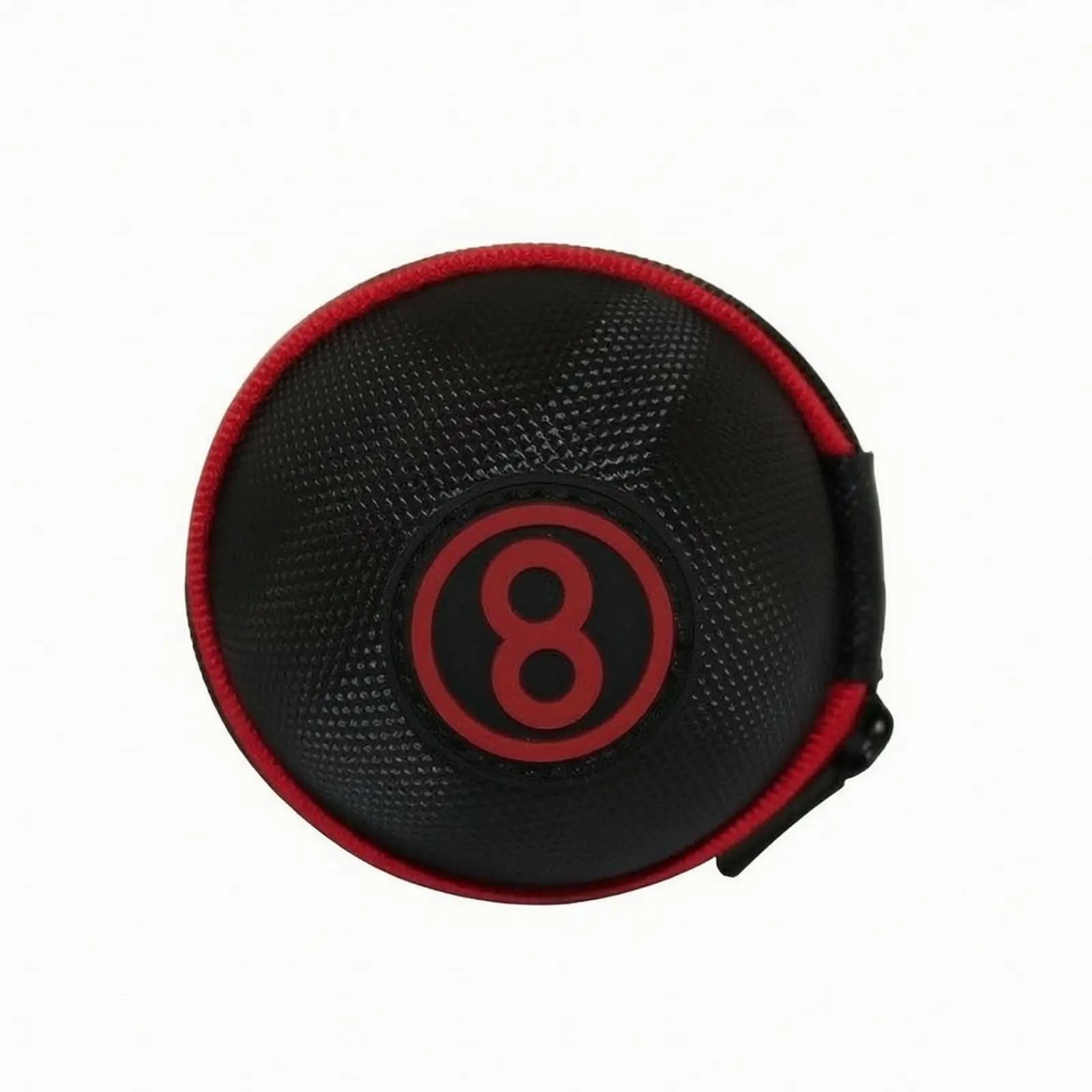 Round Billiard Ball Pouch EVA Material Protective Case with Carabiner Clip for Pool Cue Ball Billiards Accessories Travel