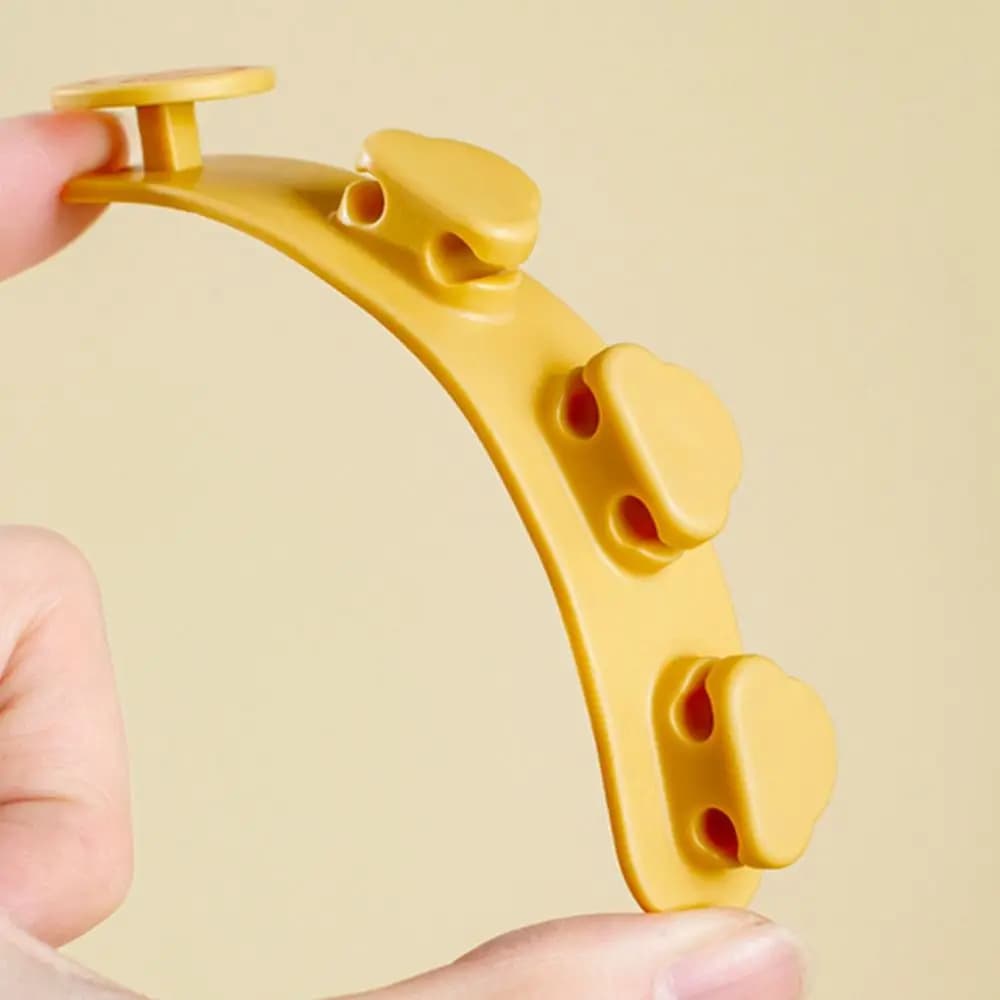 Organizzatore Cavi Autoadesivo Senza Foratura, Flessibile, Clip Fissaggio Cavi Senza Chiodi