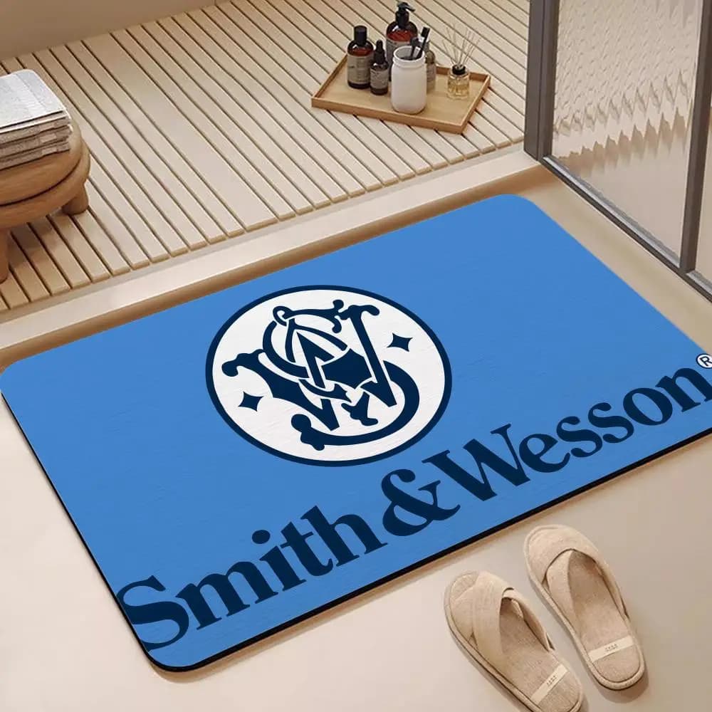 Tappetino da Bagno in Diatomite Marca S-Smith & W-Wesson, Asciugatura Rapida, Assorbente, Multiuso