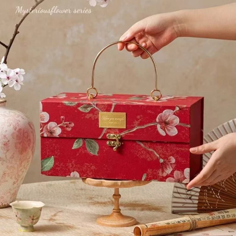 Thicken Multicolored Metal Handheld Gift Box Wedding Bridesmaid Gift Bags Valentine's Day Gift Boxes Luxury Scarf Packaging Bags
