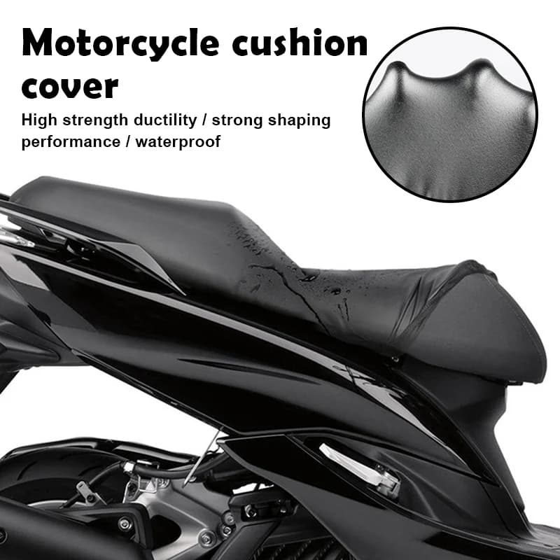 Fodera per cuscino reversibile per sedile per moto in spandex TPU, fodera per cuscino per seggiolino auto con protezione solare, fodera per cuscino per sedile antipolvere e antipioggia