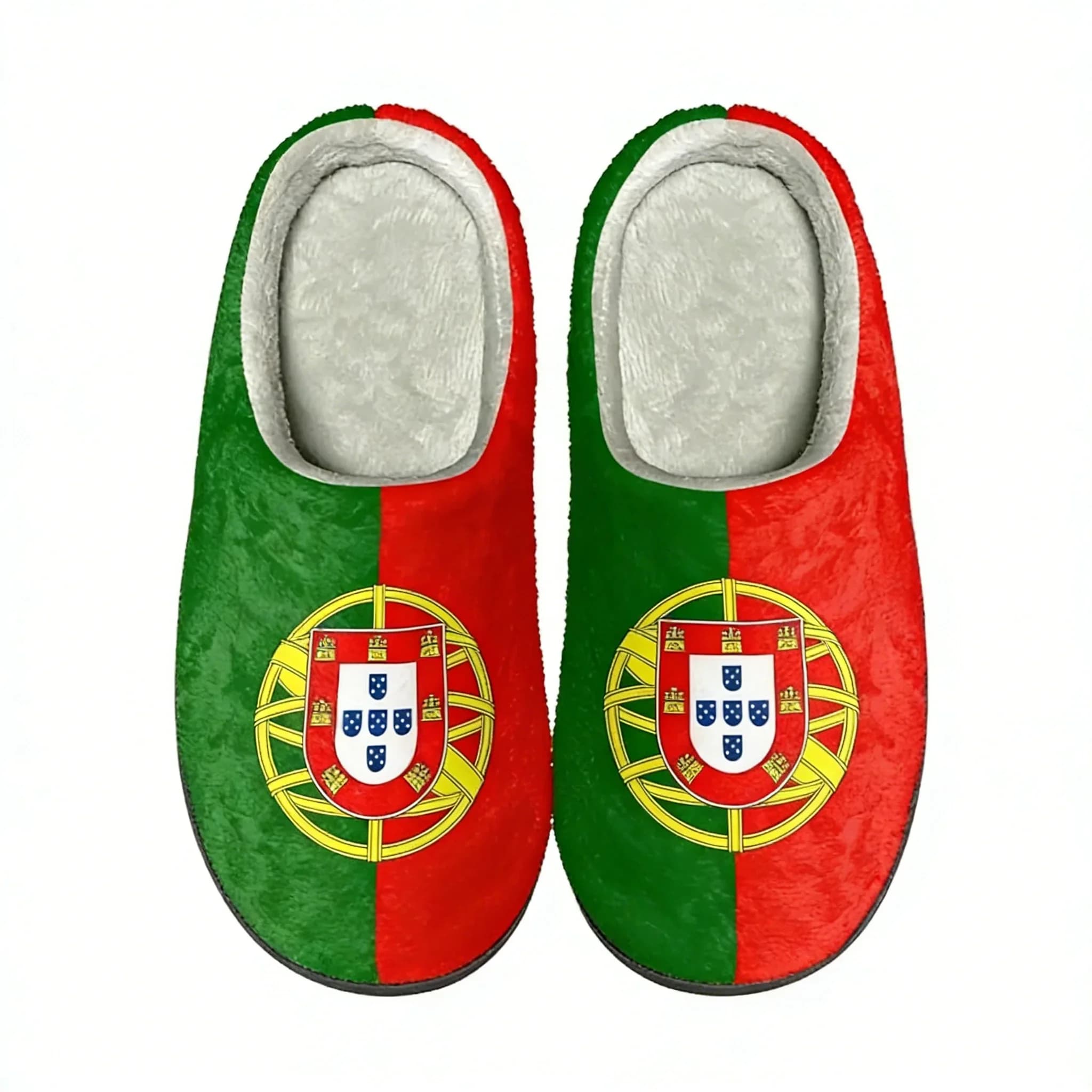 Portugal Design Women's Cotton Slippers Versatile House Warm Footwear Autumn Winter Comfortable Slides Slippers Zapatos Mujer