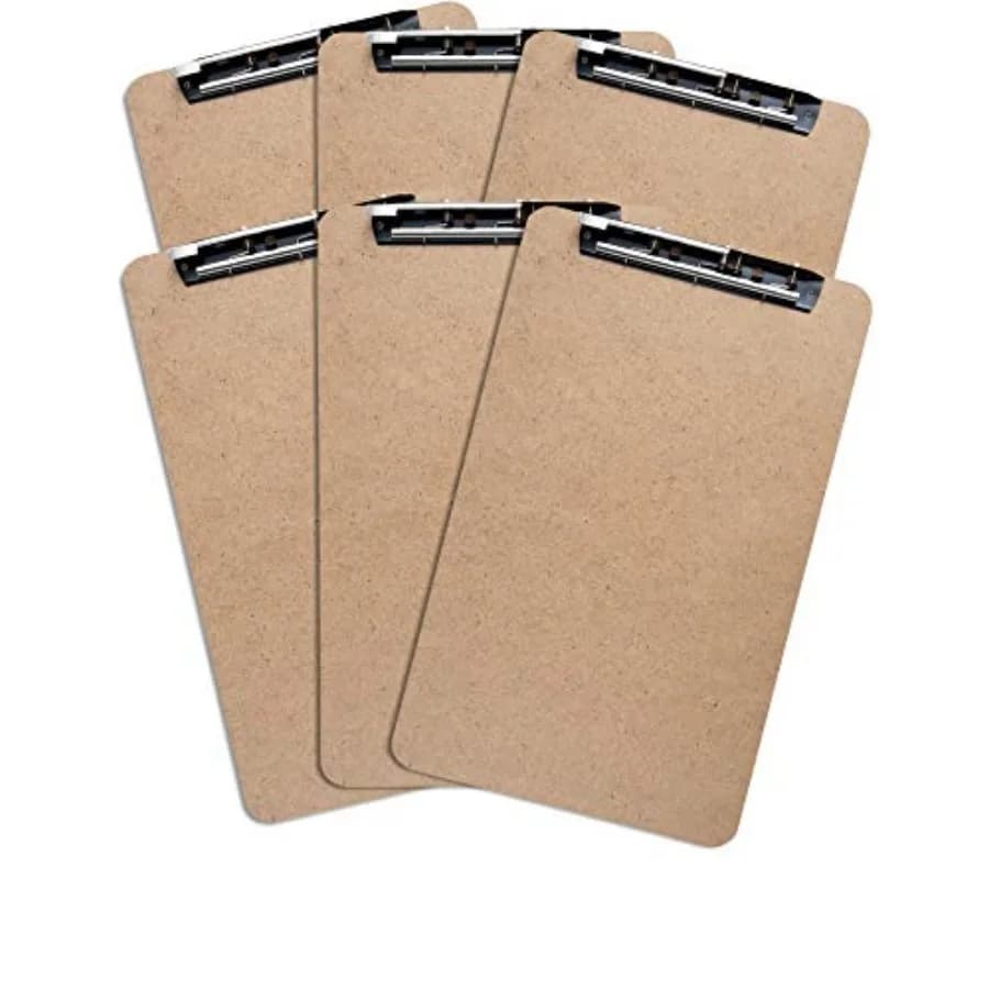 Set di 6 Portablocco Extra Large - Più Grandi di 11x17 - Verticale o Orizzontale - Adatti per Carta Formato Tabloid 11 x 17 (Cartone 11,6"x19,5") - 2 I