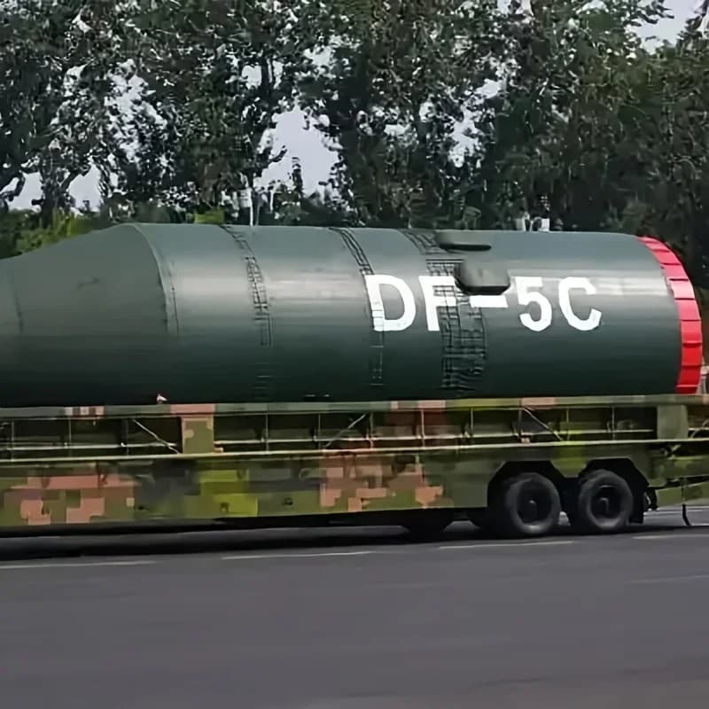DF-5C ICBM Portapenne per missili nucleari, organizer da scrivania militare stampato in 3D per batterie e penne, fantastico modello militare regalo per collezionisti