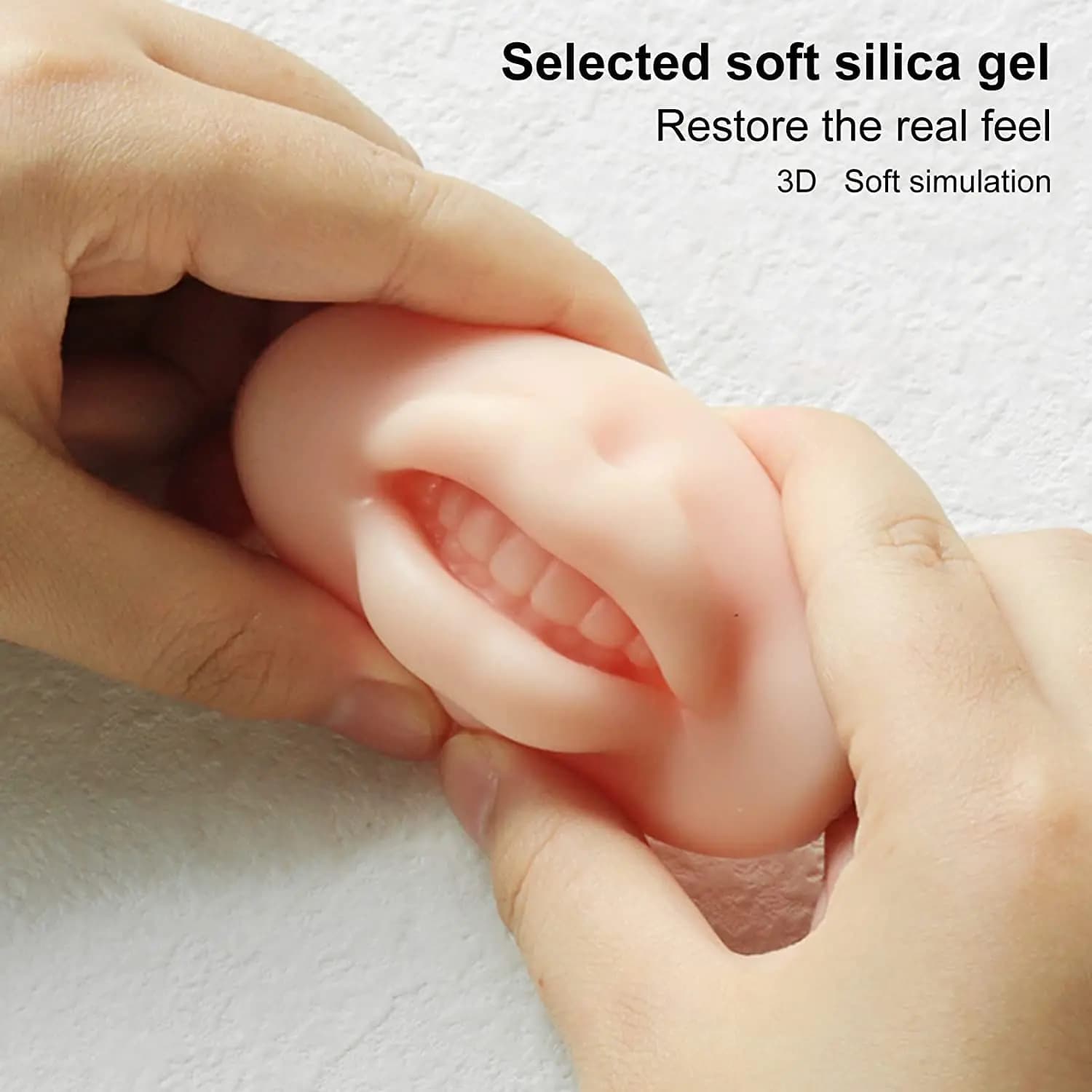 1/3/5 pezzi morbido silicone pratica labbra pratica 3D labbra stampo con denti riutilizzabile formazione pelle per labbra fard trucco permanente