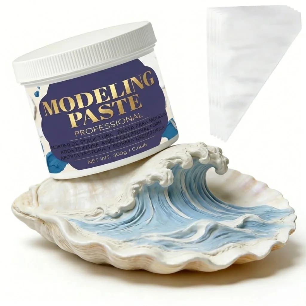 Modeling Paste Crack-Resistant Texture Paste, DIY Crafts Art Supplies For Sculpting And Canvas 3D Effects