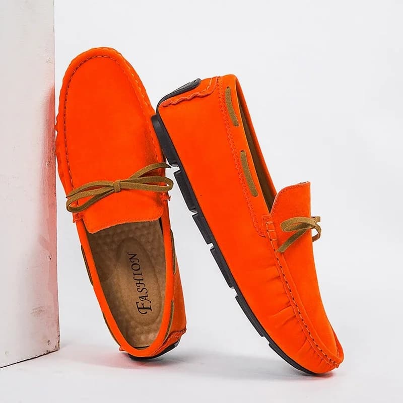 ELUVA Mocassini da uomo Casual Business Slip on Scarpe Antiscivolo Traspiranti Comode Scarpe da passeggio per uomo Leggere 2025