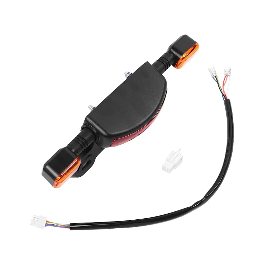Fanale posteriore a LED 3 in 1 per scooter elettrico 12V/48V/60V Luce freno Luce di guida Indicatore di direzione Parte di ricambio