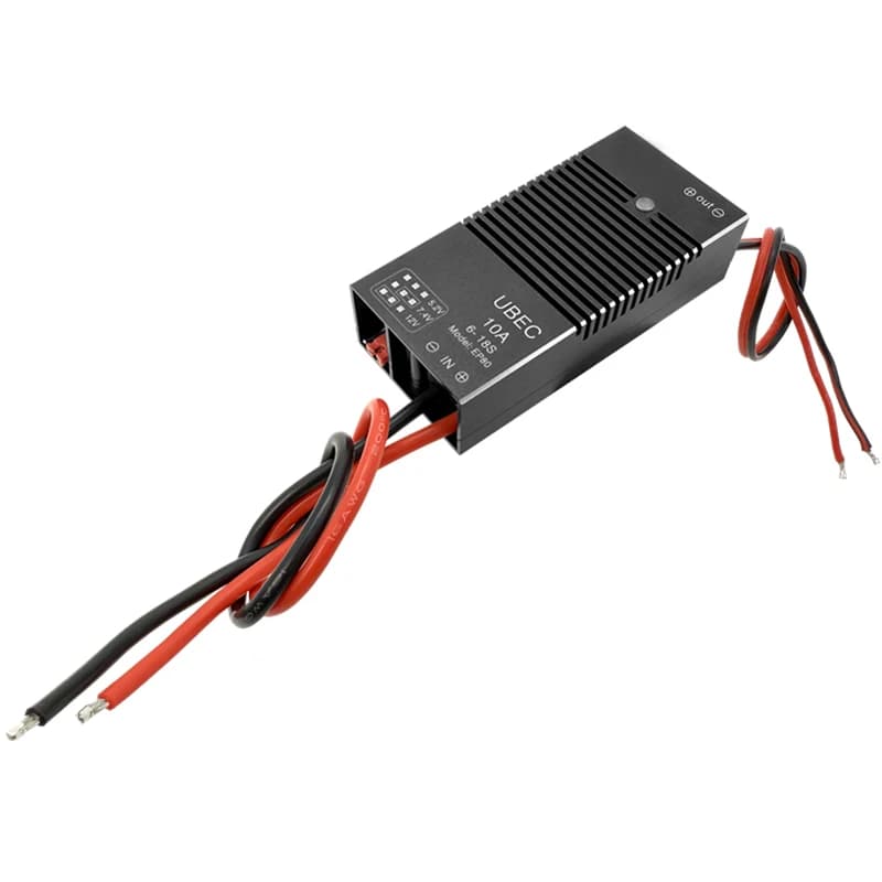1PCS 5V/7.4V/12V UBEC Modulo di Alimentazione Regolatore DC18S 10A 80V Stabilizzatore di Tensione Buck Regolabile per Multi-Assi RC Drone Accessorio