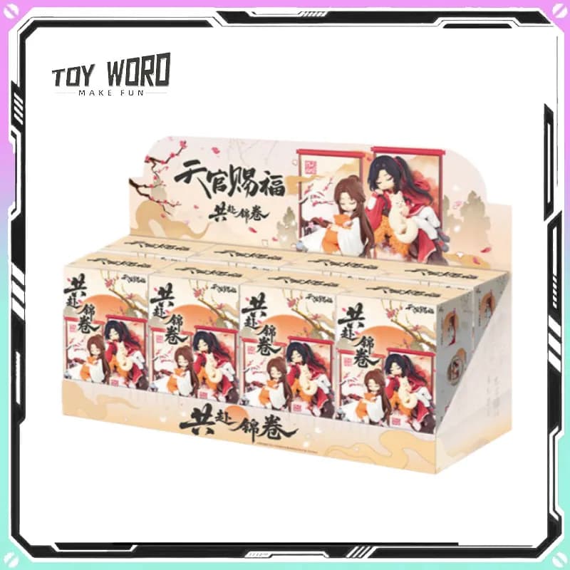 Nuovo Originale Tian Guan Ci Fu Scroll Serie Cieco Scatola TGCF Hua Cheng Xie Lian Carino Anime Periferica Scatola Mistero Decora Giocattolo Regalo