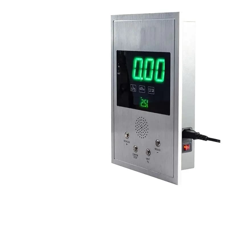 Gonfiatore Digitale Automatico per Pneumatici Auto, Sistema di Gonfiaggio a Parete in Metallo, Display LED, Monitoraggio Pressione con Precisione 0.3PSI