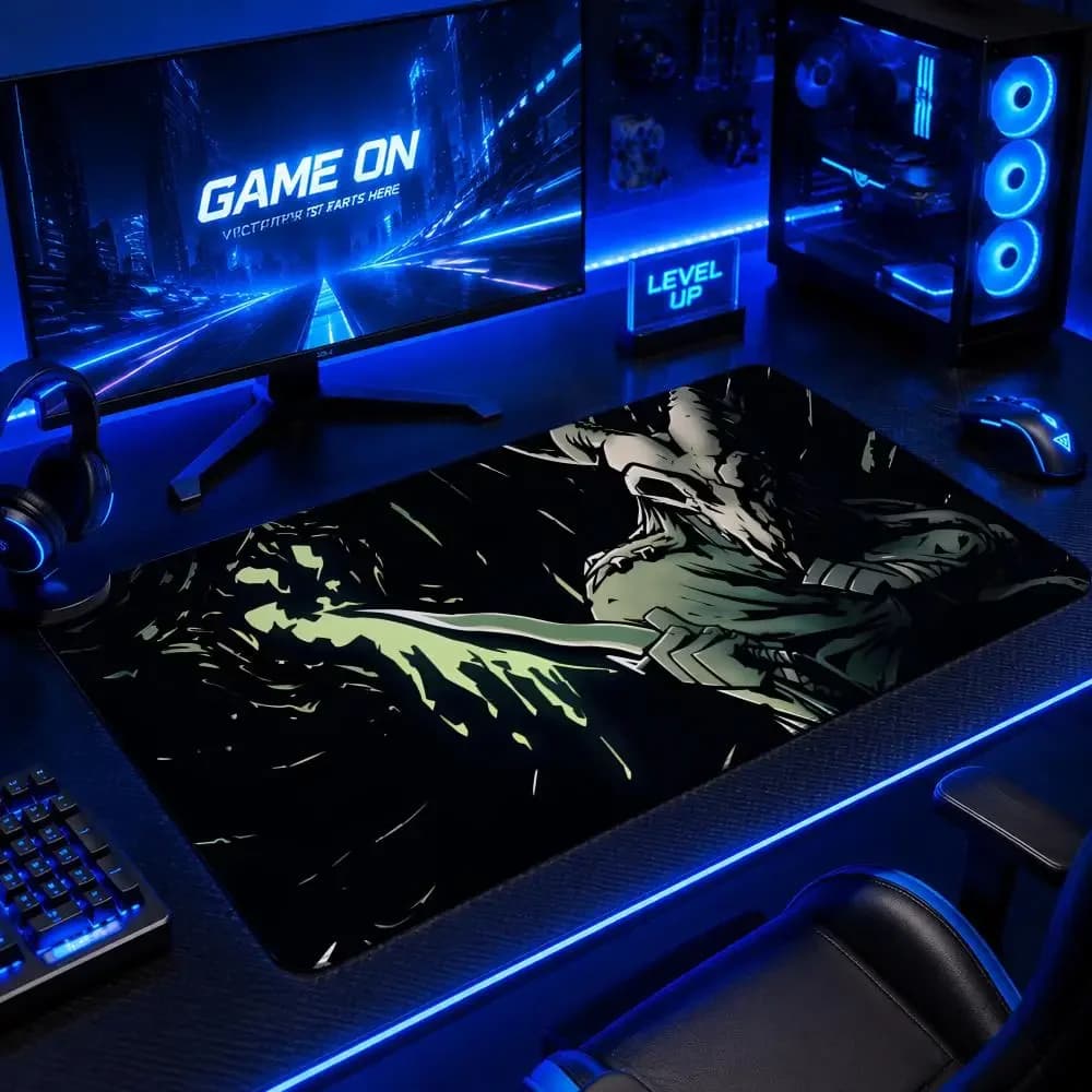 Super Game S-Slay the SpireS Mouse Pad Gaming Mouse Pad Desk Mat Waterproof Non-Slip Rubber Base Stitched Edges Office