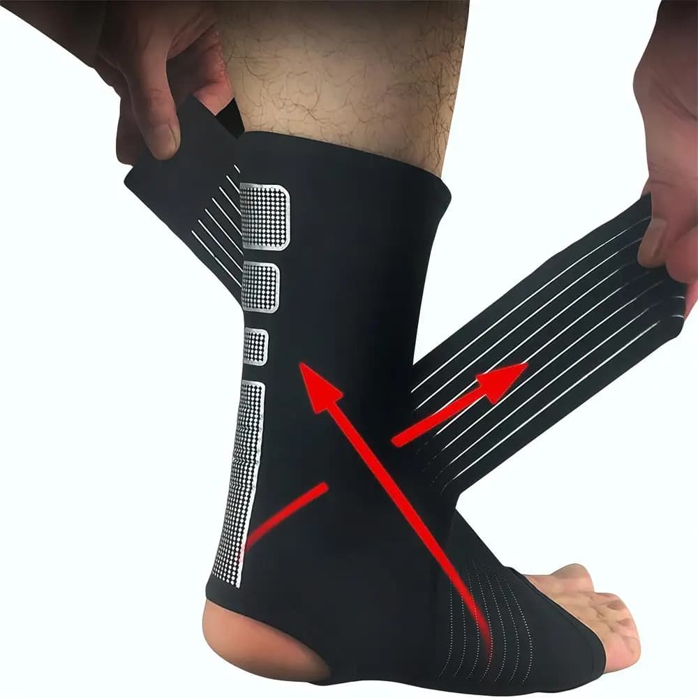 1 pz Sport cavigliera supporto arco fascite plantare tendine d'achille caviglia compressione calzino maniche per sollievo dal dolore articolare del piede