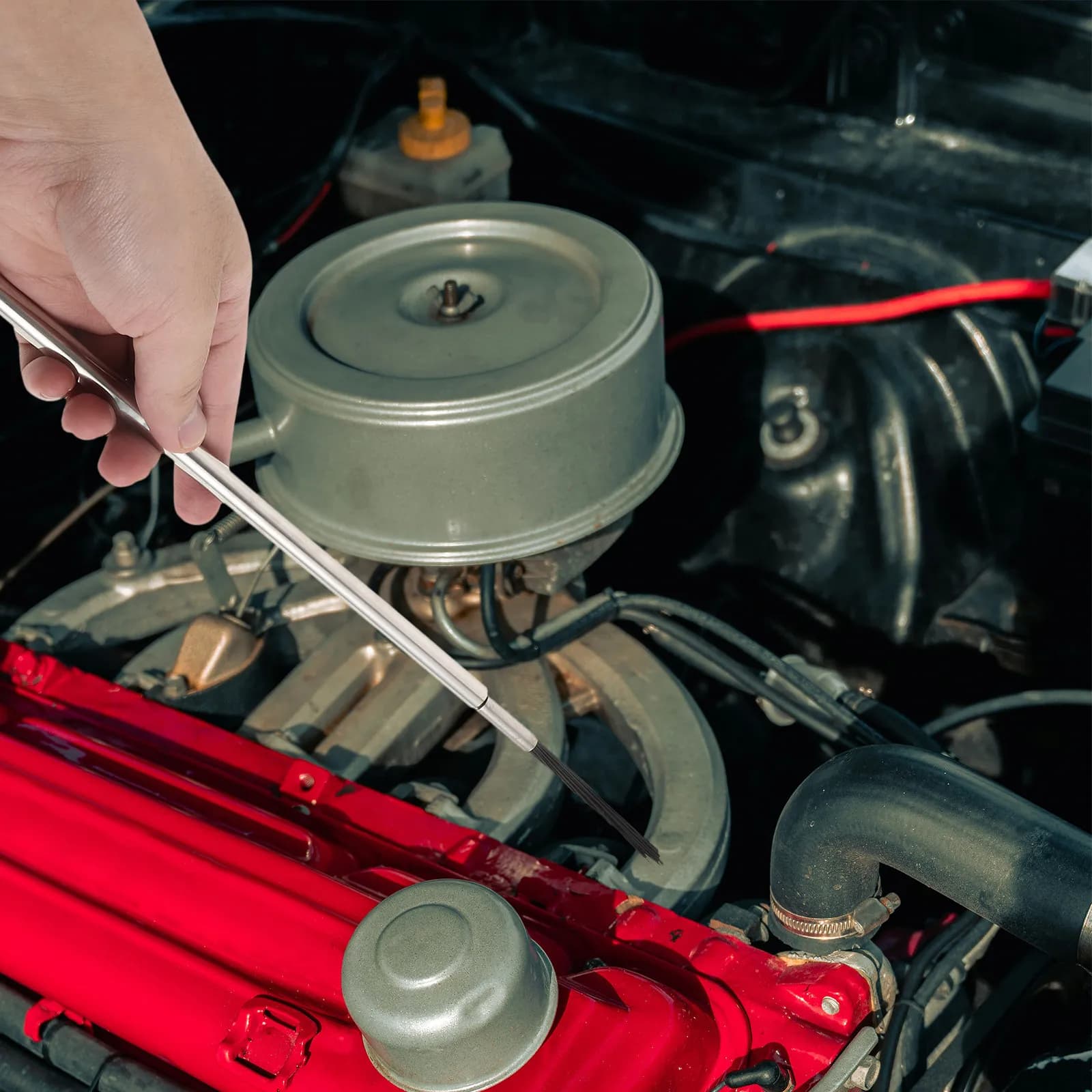 Carbon Deposit Cleaning Brush Heavy Duty Automotive Engine Cleaning Tool for Efficient Fuel Burning Performance Car Accessory