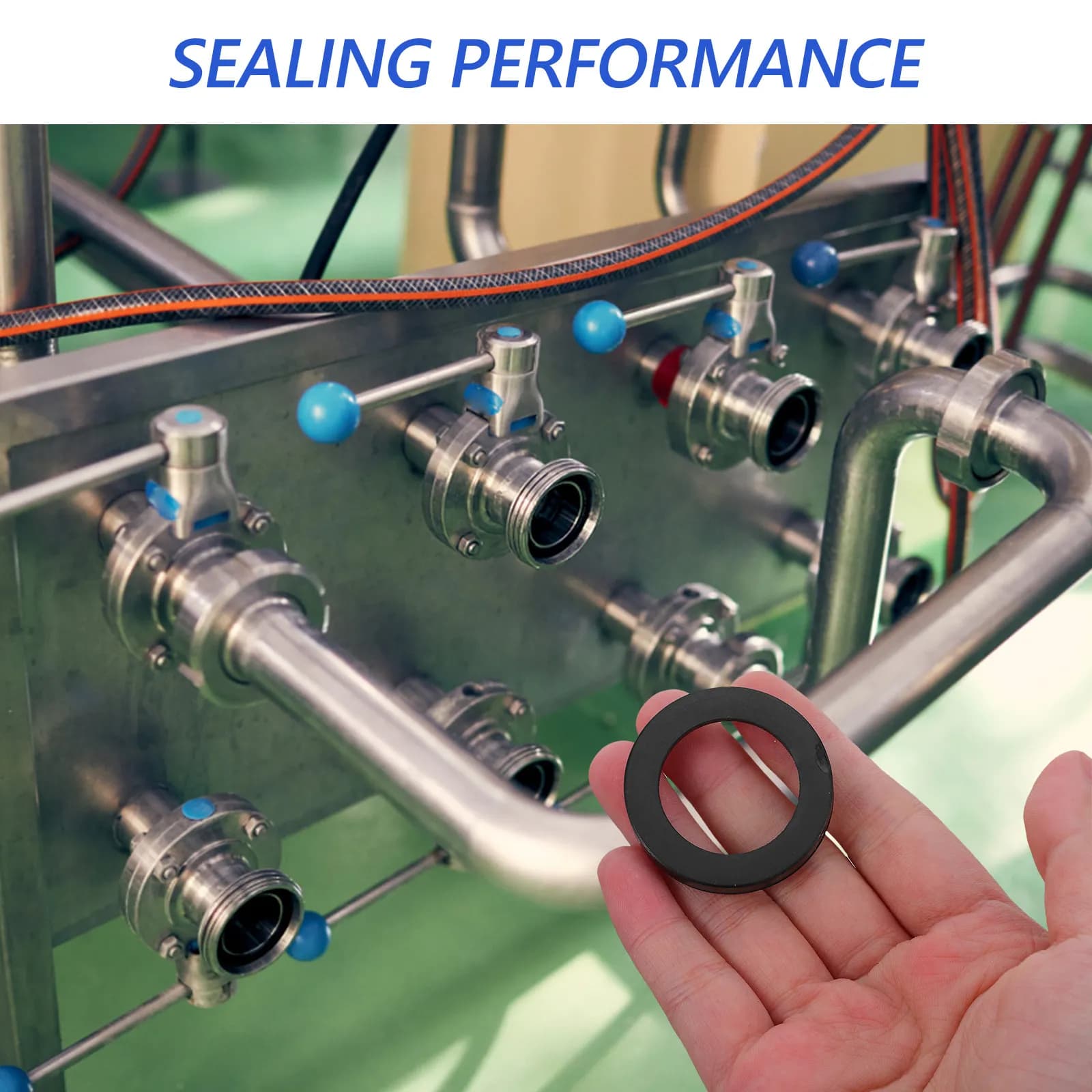 3pcs Beer Keg Coupler Accessories Black Sealing Spare Rings Airtight Rubber Gaskets For Drink Dispenser Tap System