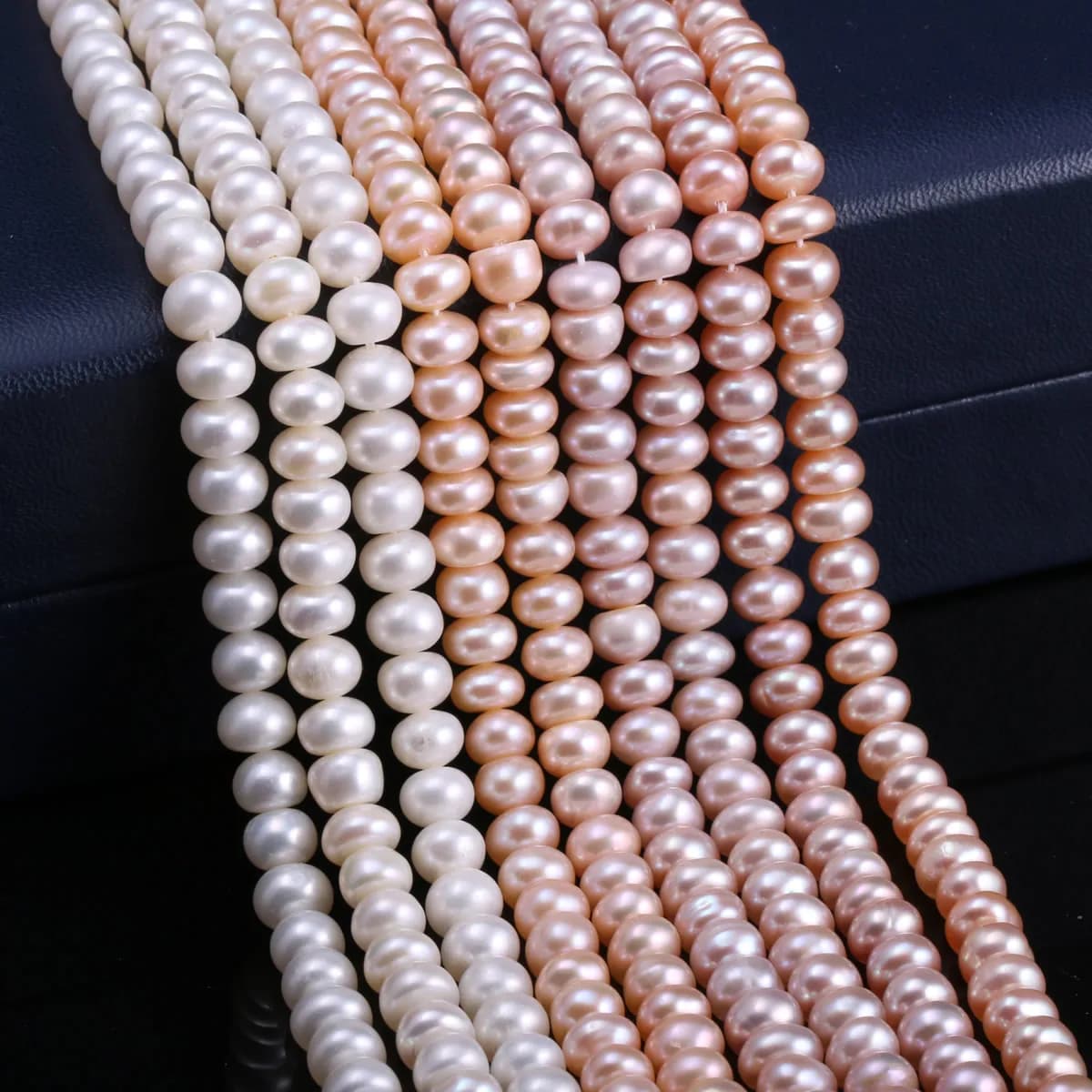 Perle di Sapcer sciolte a forma di pane di perle d'acqua dolce naturali al 100% per forniture per la creazione di gioielli accessori per bracciali con collana da donna fai da te
