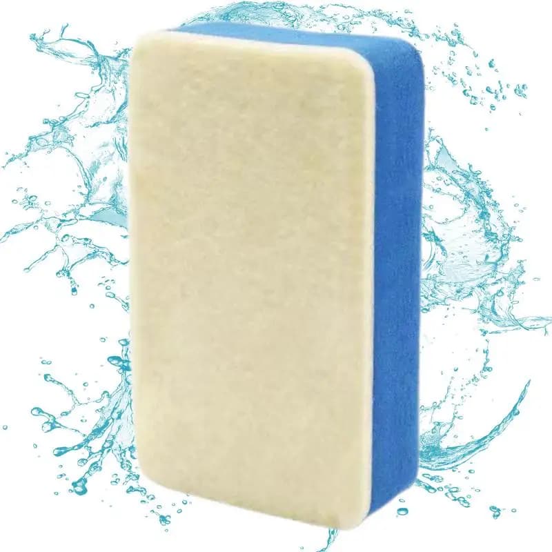 Tamponi per lucidatura auto in feltro di lana, spugne per lucidatura, pulitore per parabrezza, spugna per vetri, pulitore per pellicola oleosa, spugna per la pulizia dei vetri