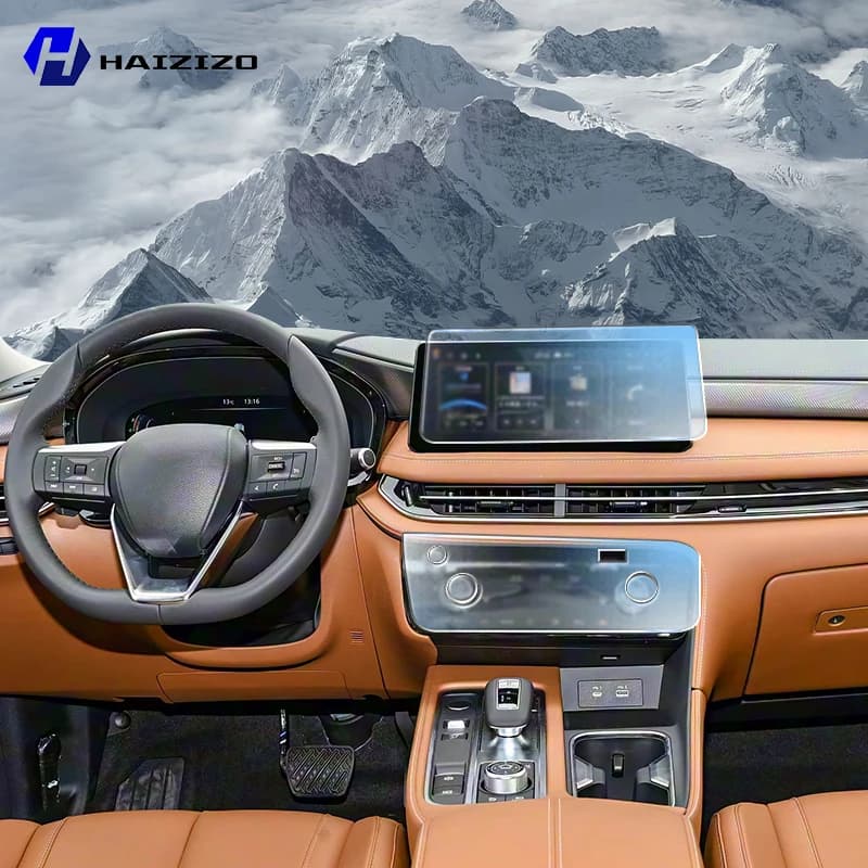 Per INFINITI QX60 2022-2026 Interni auto Protezione schermo opaca console Navigazione GPS Scena LCD Pellicola TPU Resistente ai graffi
