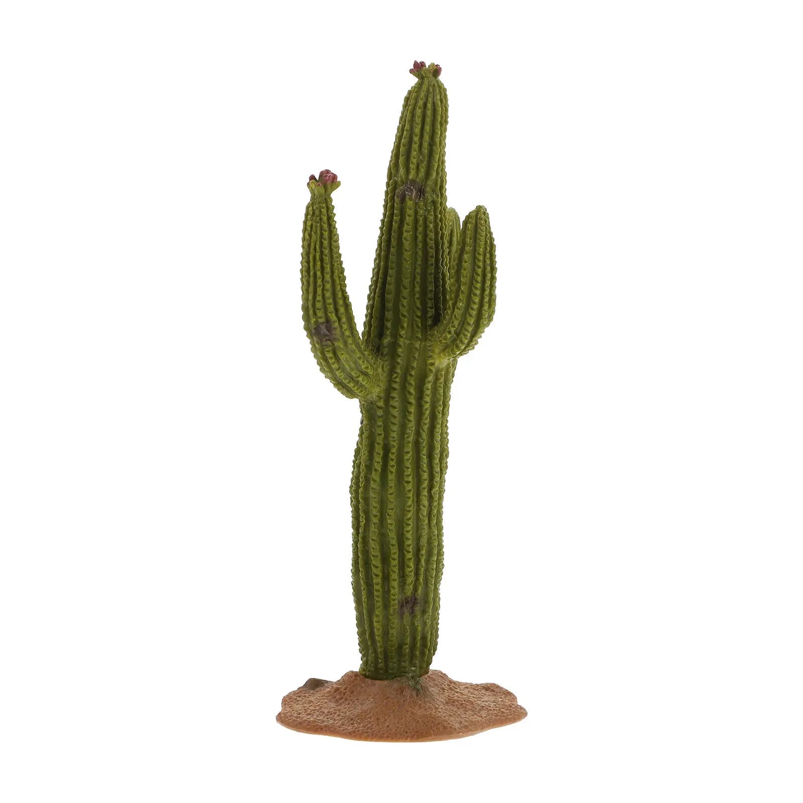 1 Pezzo Cactus Artificiale Realistico Vivido in PVC, Ornamento per Piante da Casa, Decorazione Verde per Tavolo e Micro Paesaggi