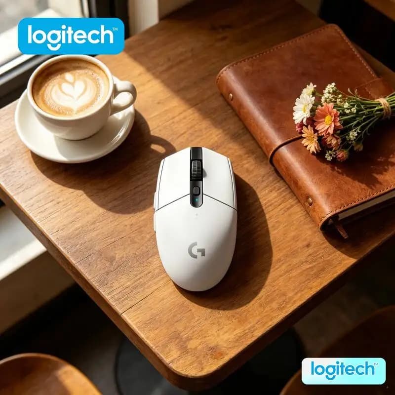 Mouse Wireless Logitech G304, Sensore HERO 12000 DPI, LIGHTSPEED 1ms, Batteria 9 Mesi, Superficie Facile da Pulire, per Gamer
