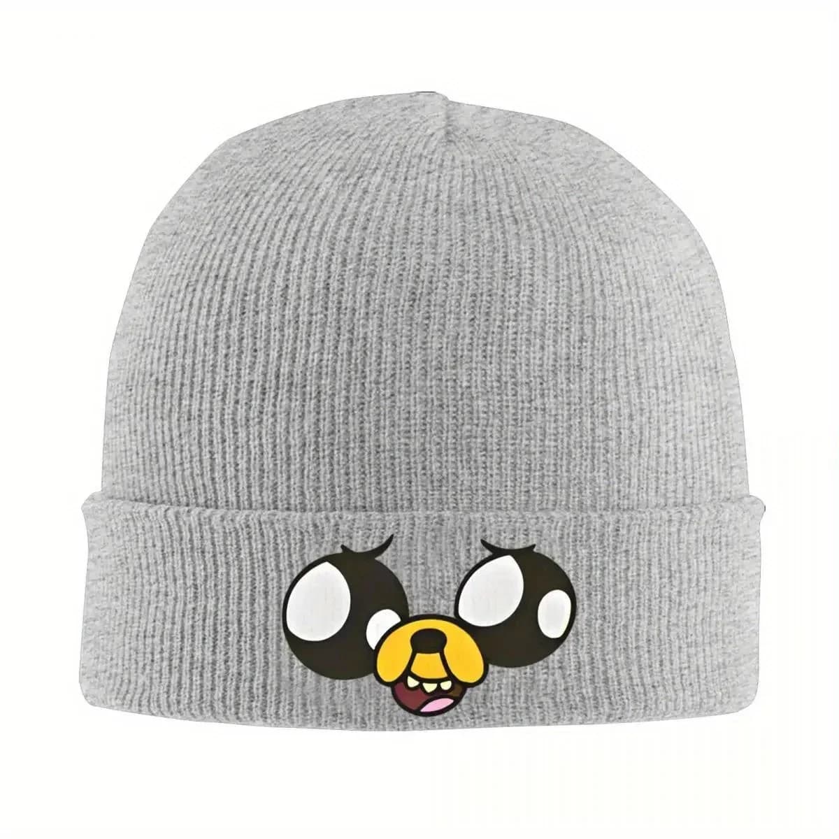 2026 Jake The Dog Knit Hat Beanies Autumn Winter Hats Warm Casual Adventured Times Caps Men Women
