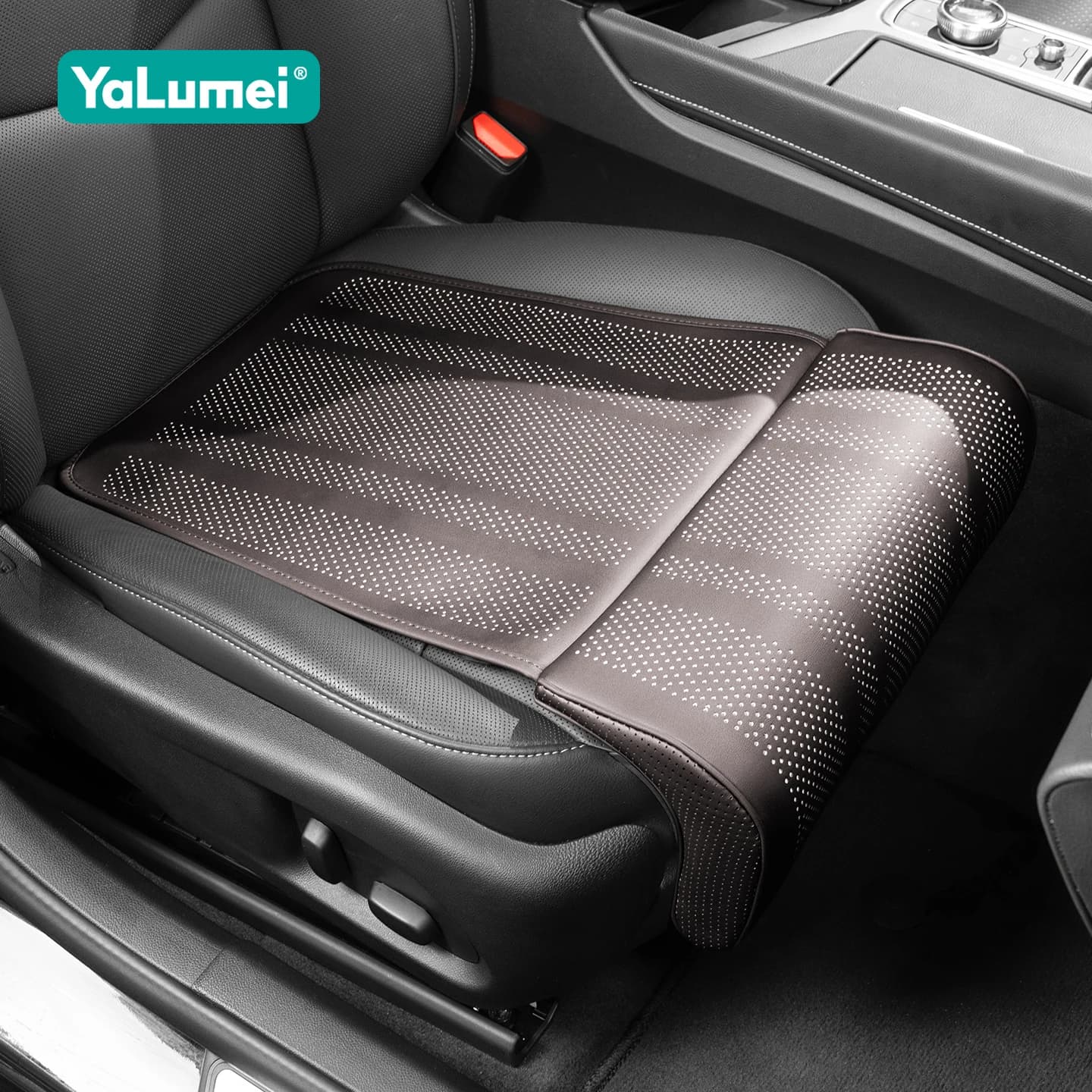 Cuscino Universale in Pelle per Supporto Gambe Auto con Memory Foam per Suzuki Aerio 2002-2005, Jimny 1998-2015, Grand Vitara 1999-2002