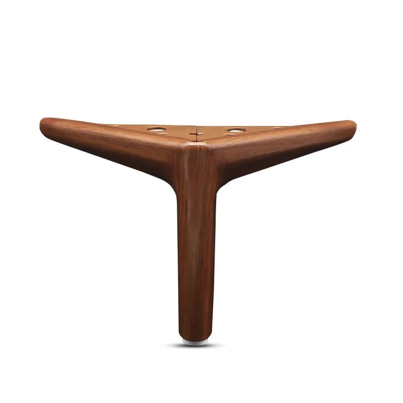 Gambe per mobili color noce addensate Piedini per mobili in stile cinese Gambe di supporto per mobile TV Gambe per tavolino Comodino