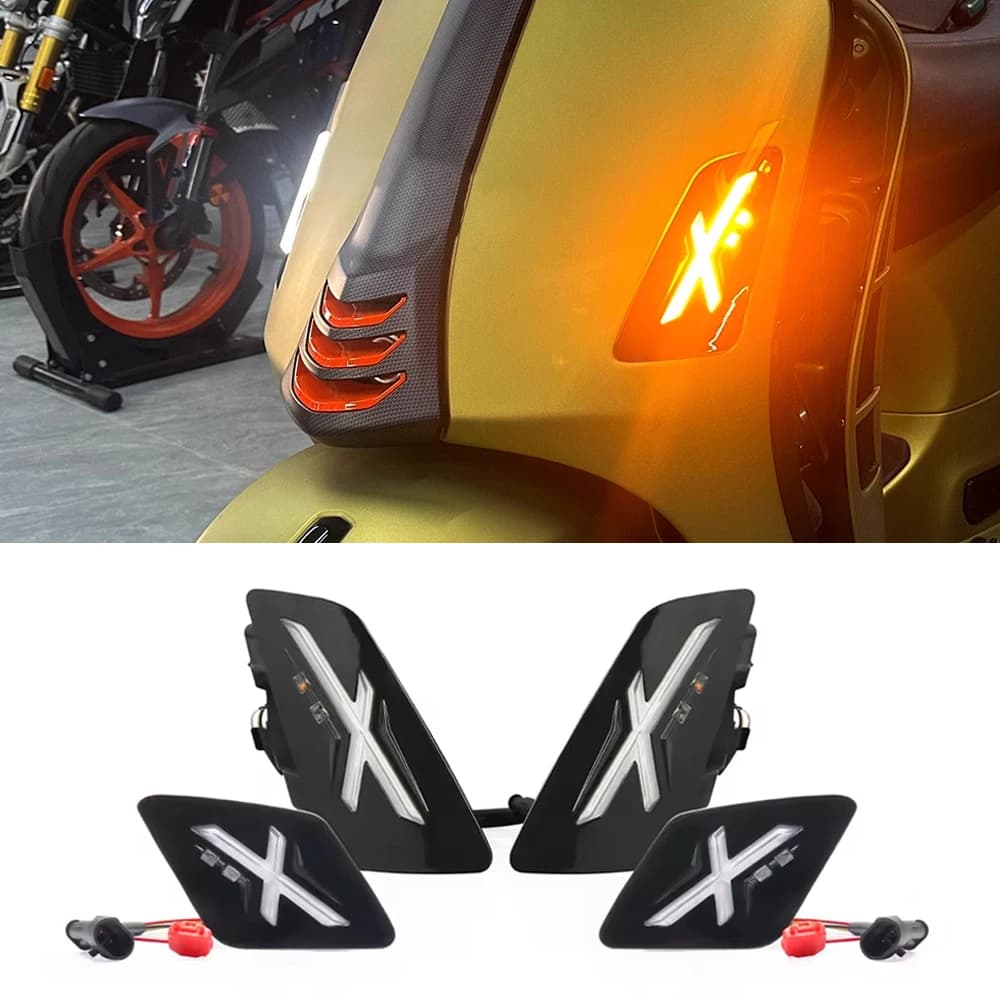 Per Vespa GTS300 GTS 300 gts300 2023 2024 2025 Moto Nuova Luce A LED Anteriore Posteriore Indicatore di direzione Luce di marcia