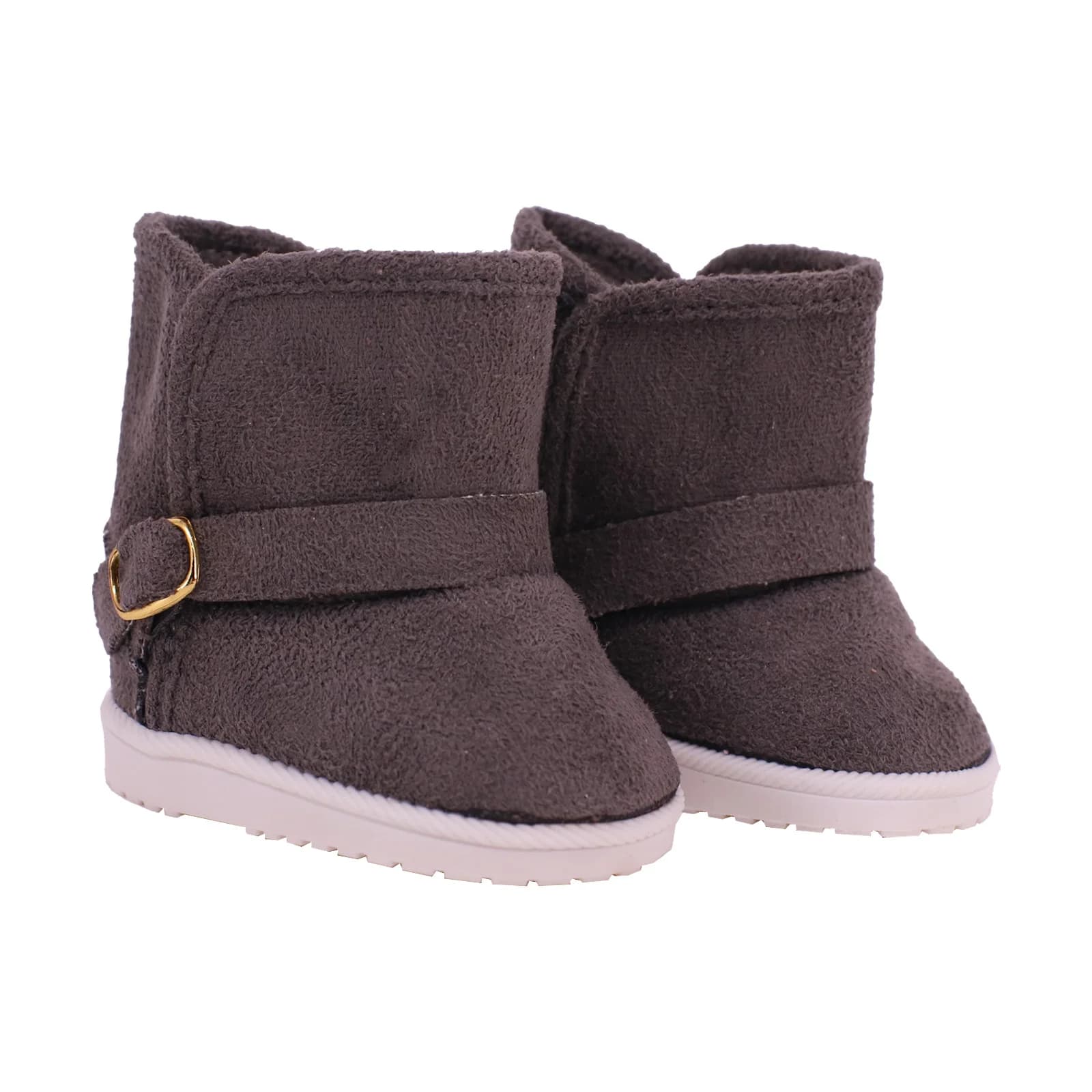 Stivali di peluche da 7 cm Scarpe per bambole Accessori per vestiti per bambole nate da 43 cm, ragazza americana da 18 pollici, propria generazione, giocattoli per ragazze, regalo