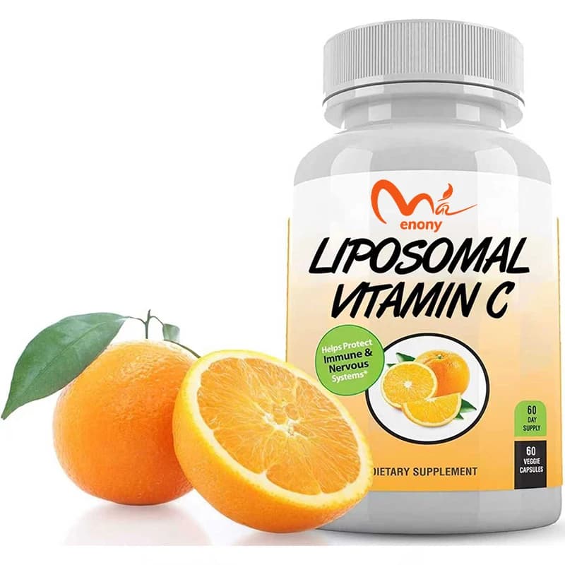 Vitamin C 1400mg per serving, 60 capsules, high absorption ascorbic acid, compound supplement for immune support