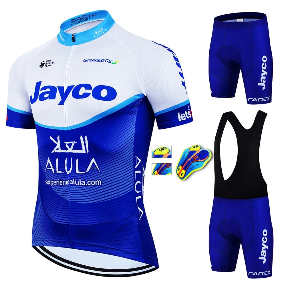 JAYCO Short Bib Cycling Uniform Man Bicycle Mtb Men's Clothing Set Bike Jersey Sets Sports Bicycles Cycle Wear Summer Road Bikes